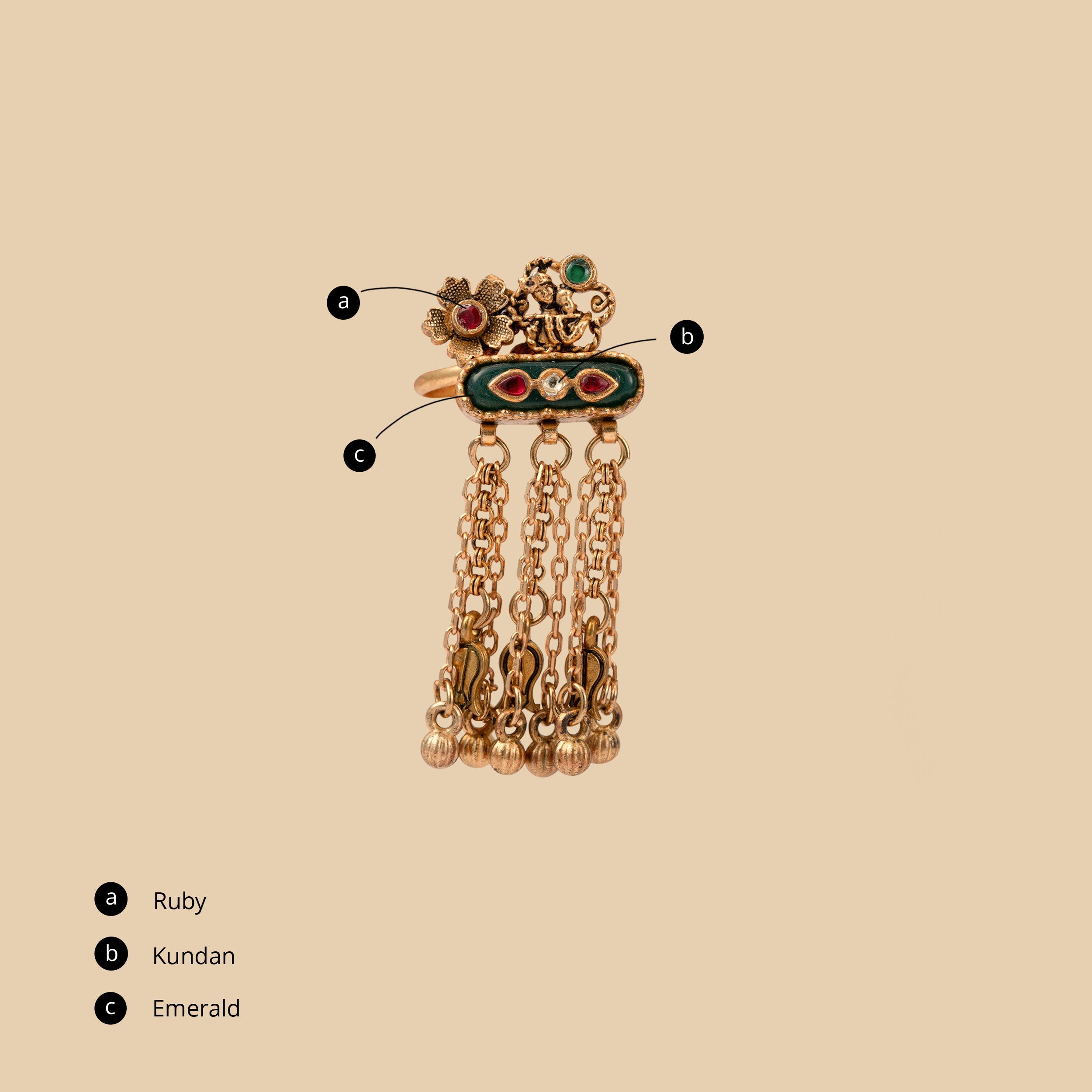 Noor Cascade Ring