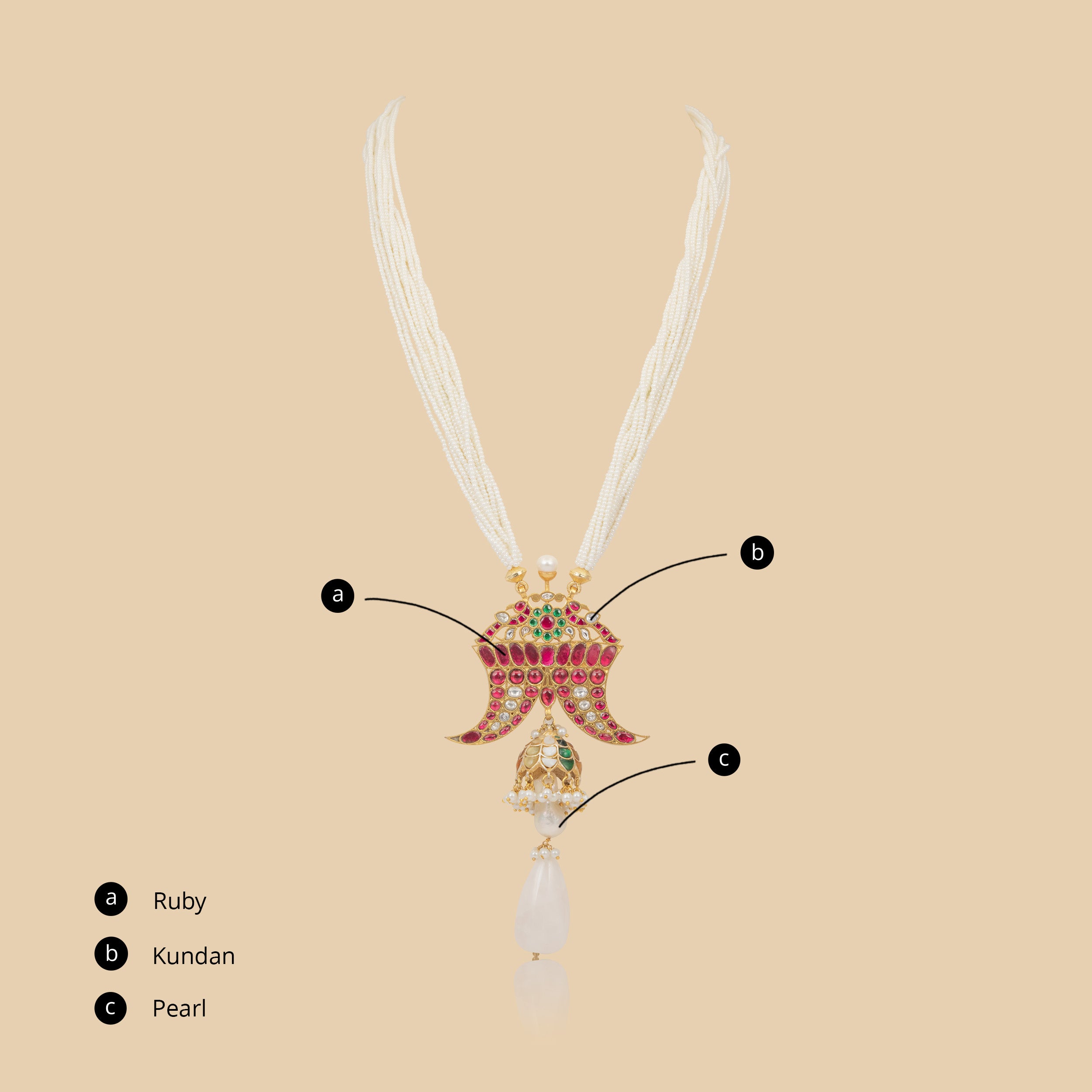 Luna Dewdrop Necklace (With Earrings)