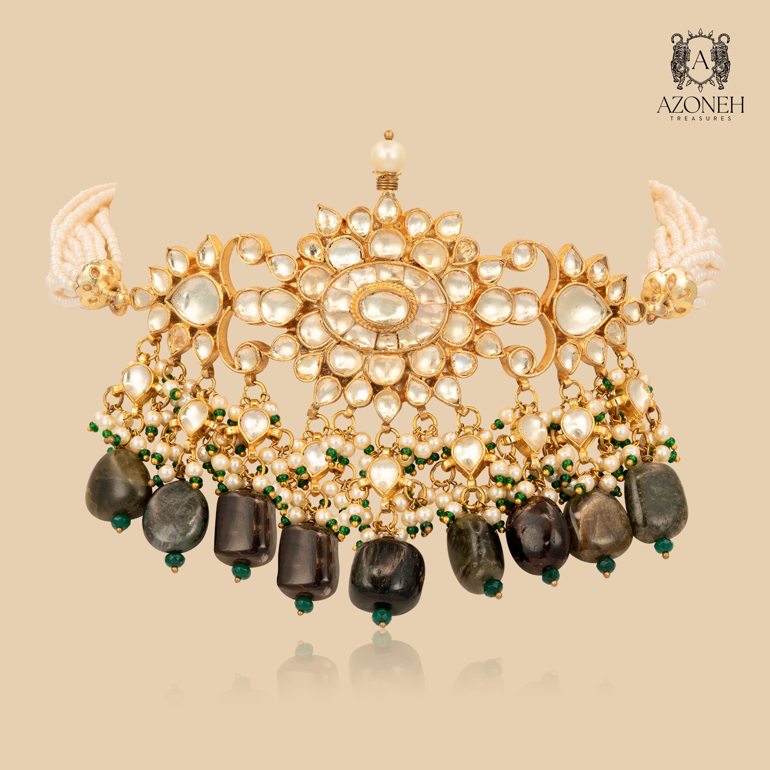 Mayuri Taveez Necklace (With Earrings)