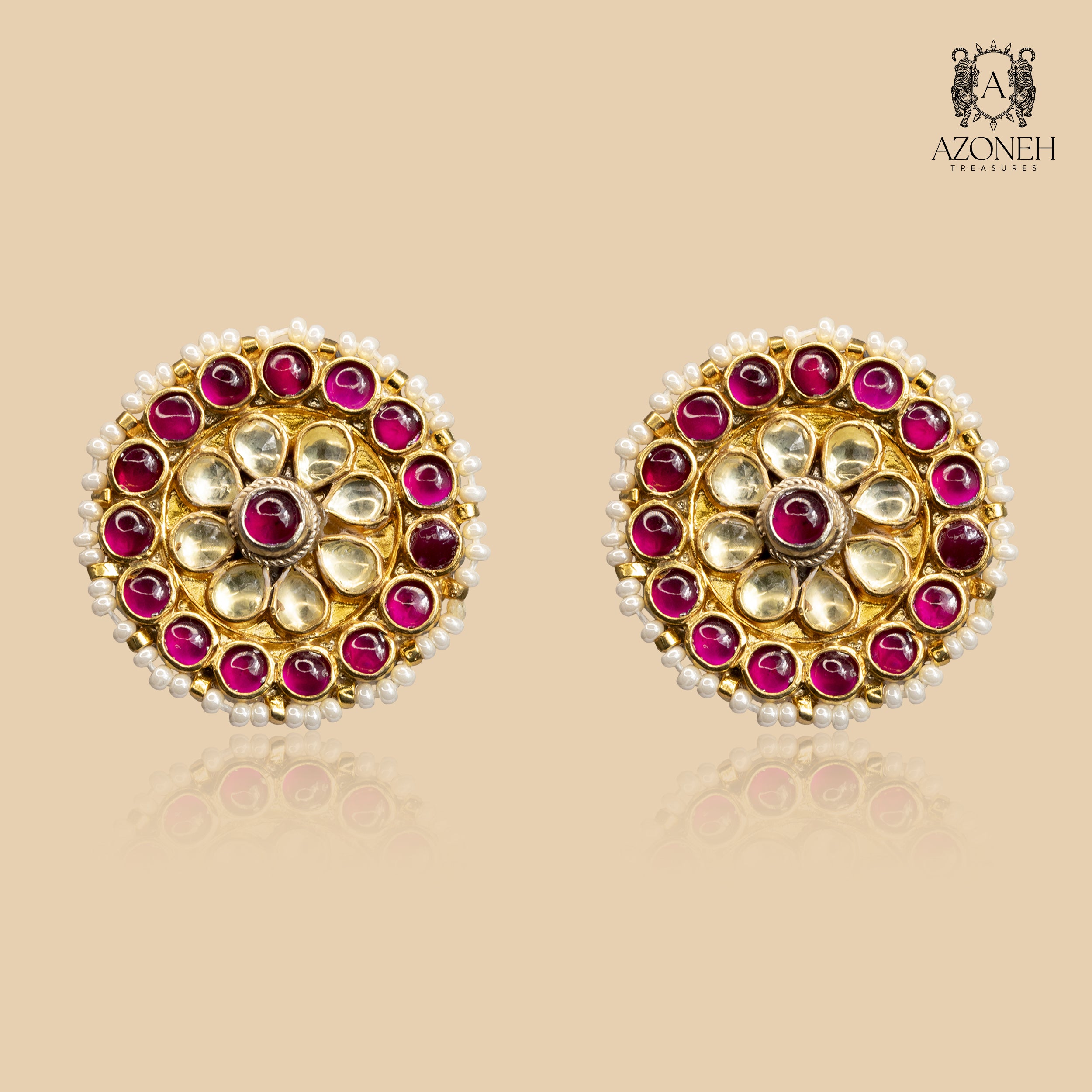 Gulnaar Halo Studs