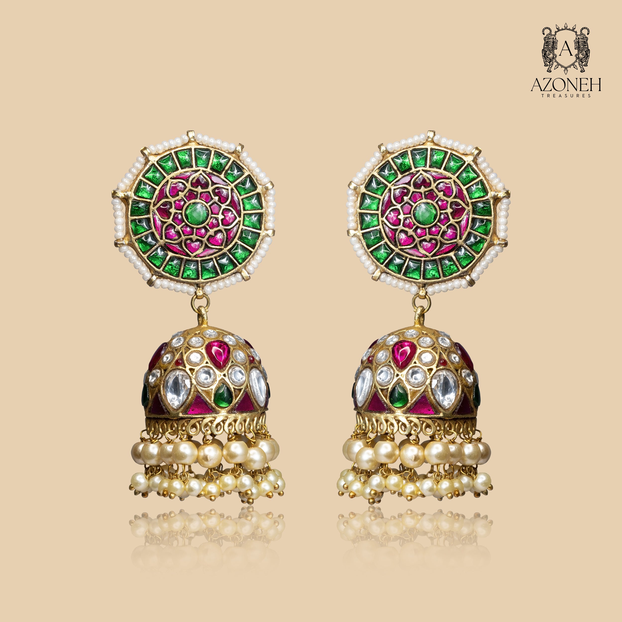 Begum-e-Rang Jhumkas