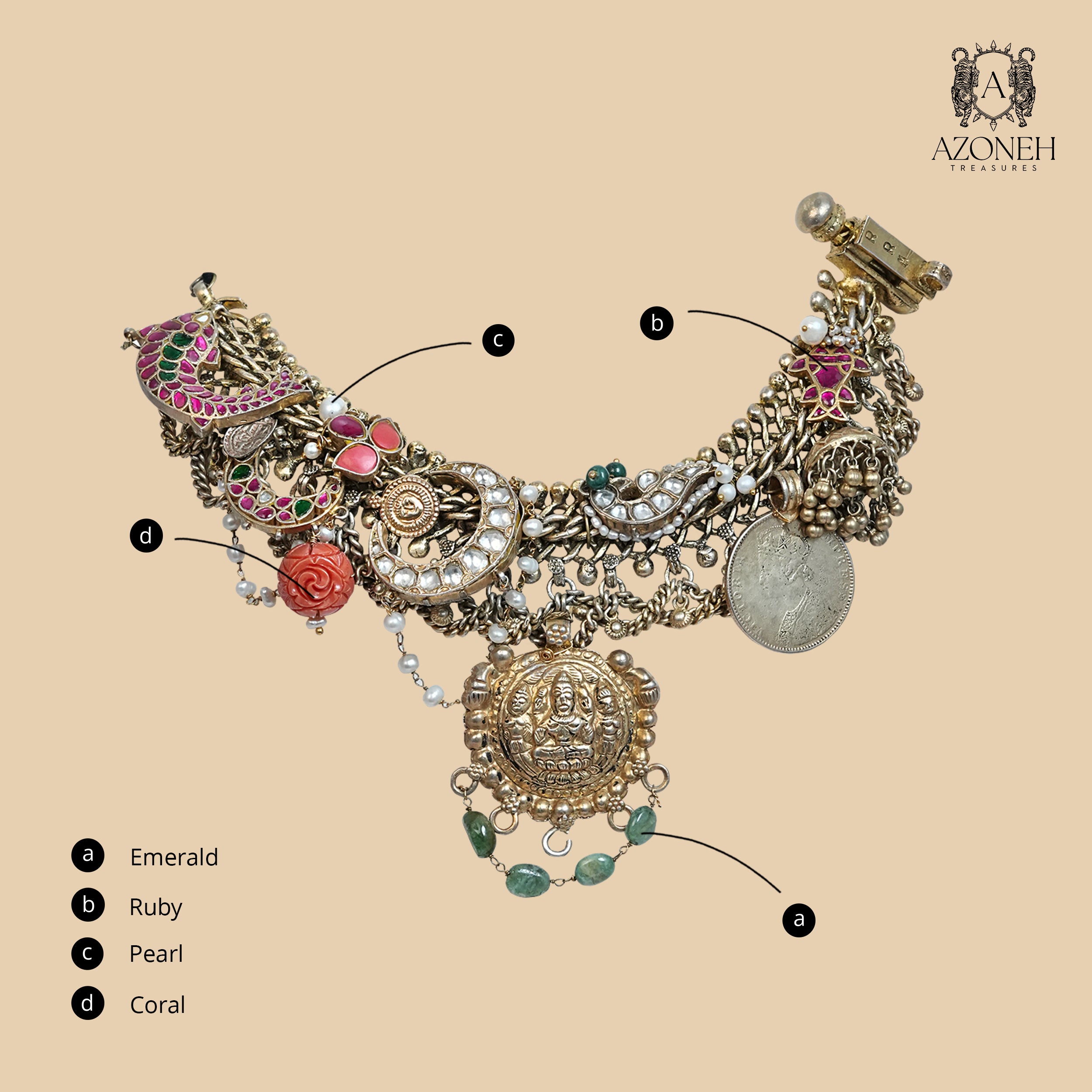 Tavisha Crescent Necklace