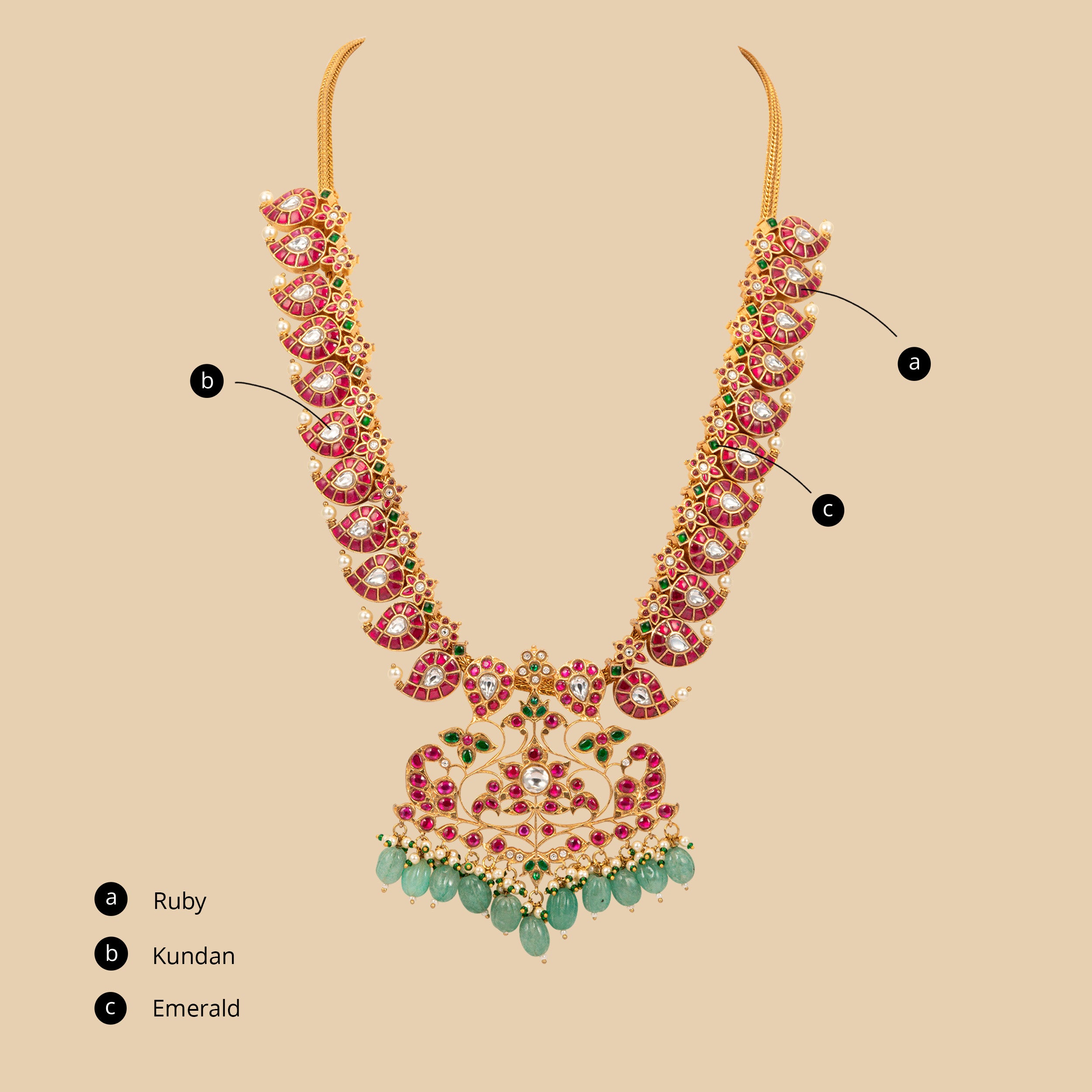 Ambika Rajwada Necklace