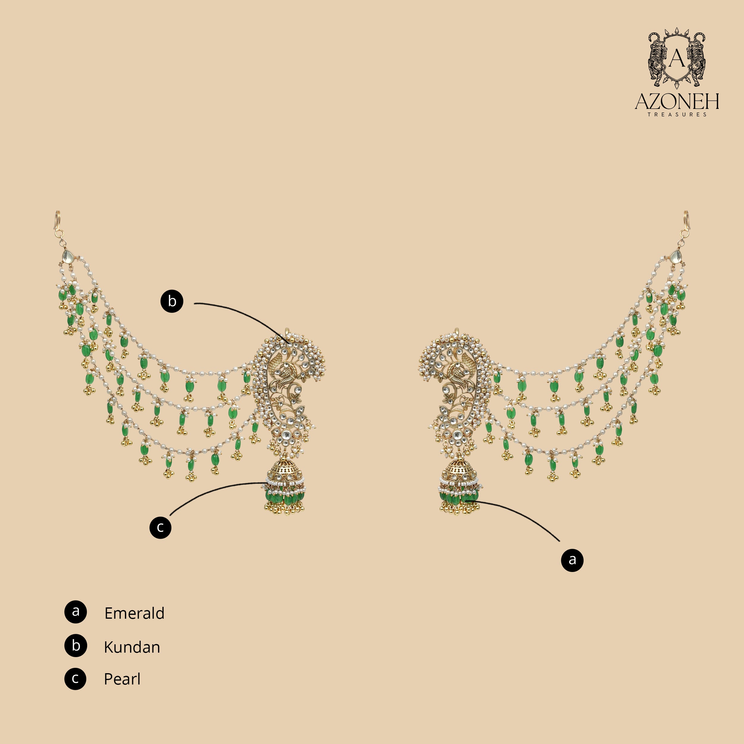 Sufiyana Ear Drapes