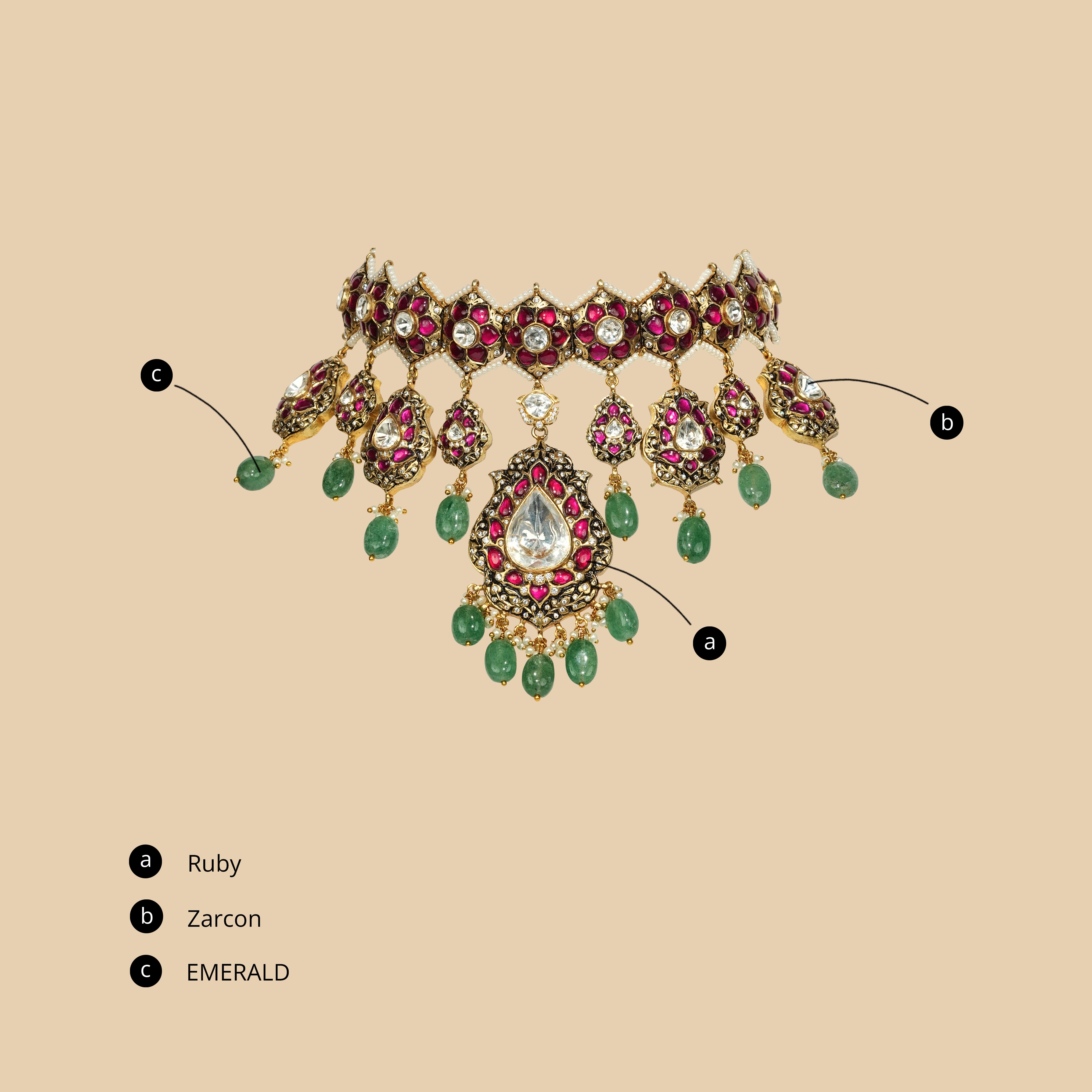 Ishira Necklace (3PC)