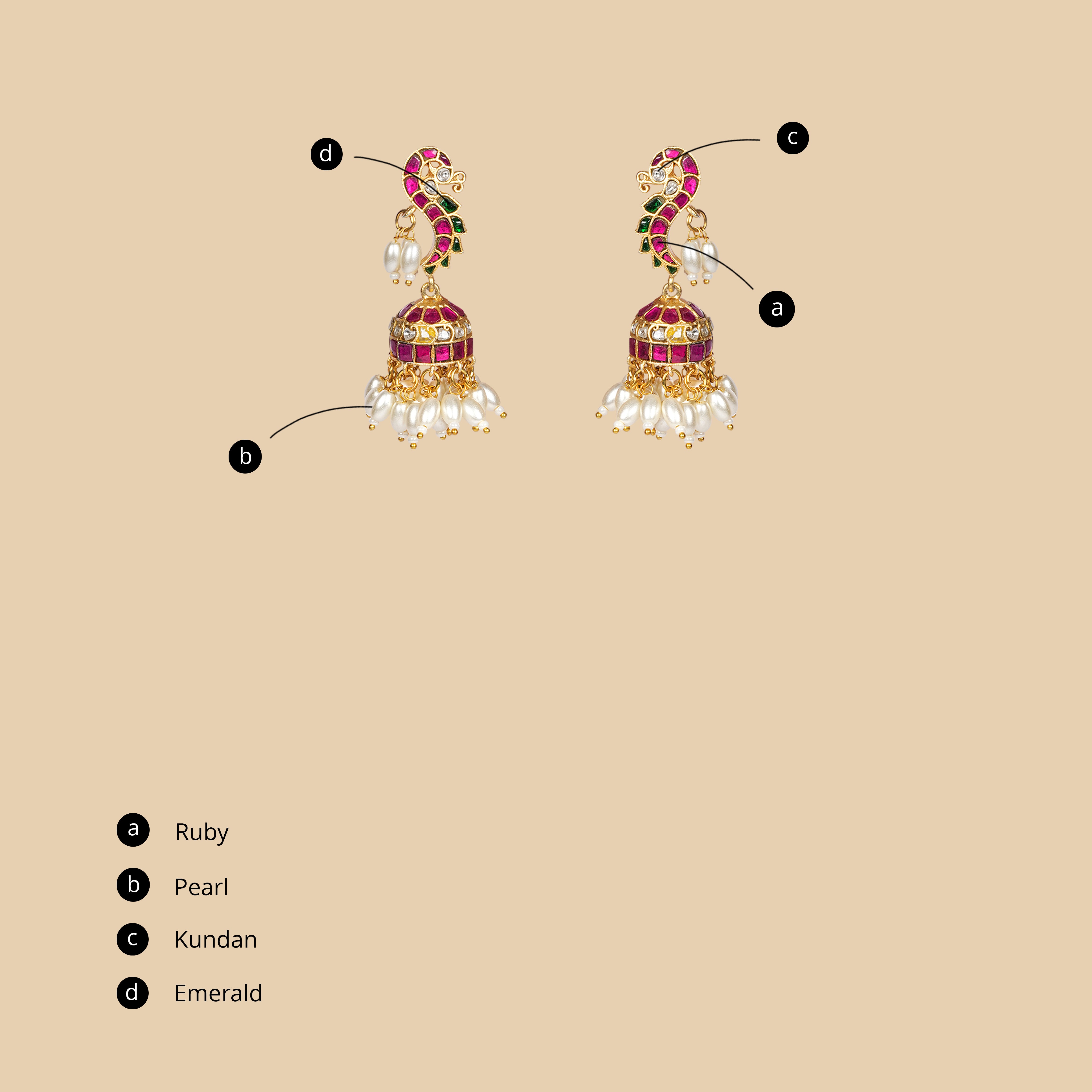 Devika  Earrings