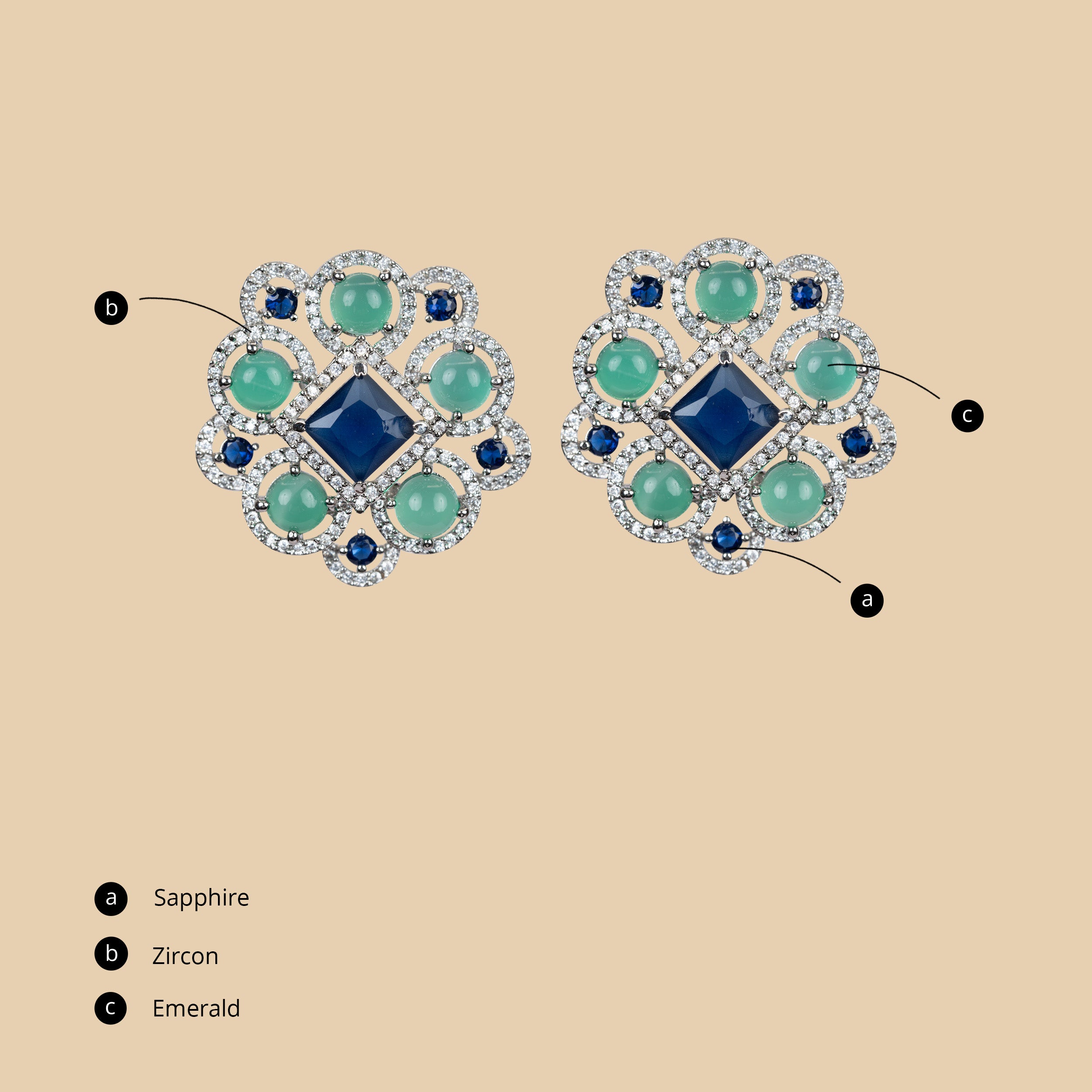 The Cicilia Ear Studs