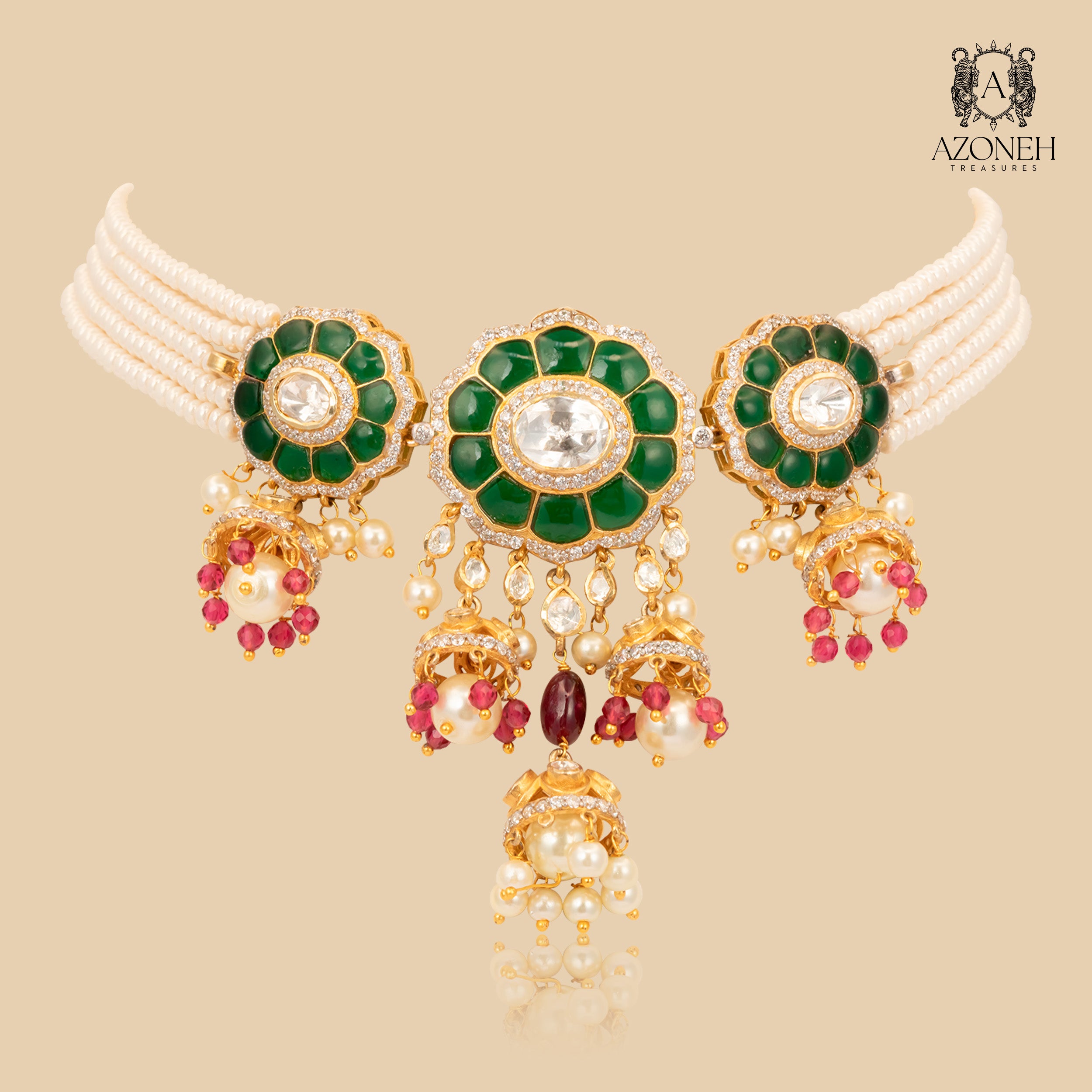 Maharani Utsav Necklace (With Earrings)