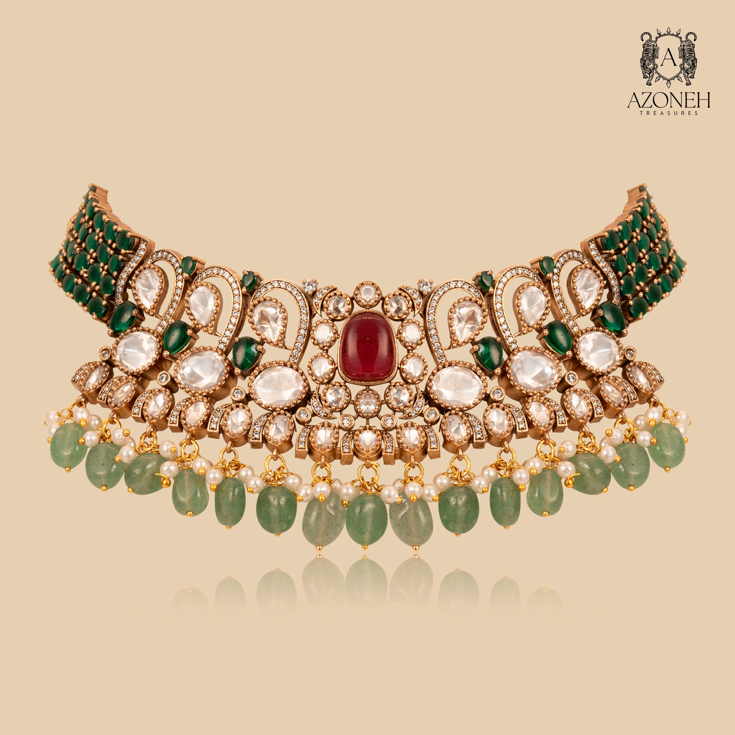 Rohini Rajputana Necklace (With Earrings)