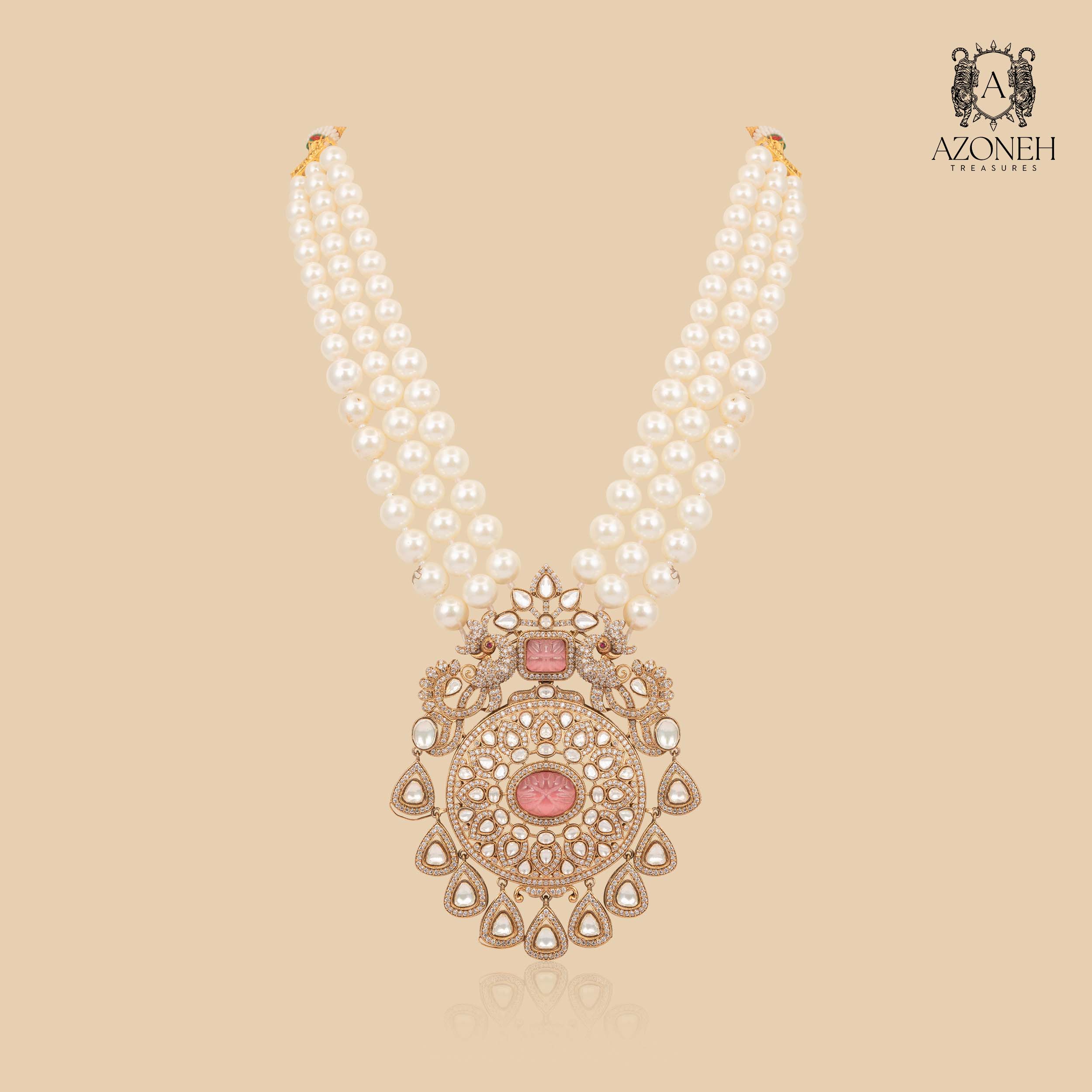 Rosette Grace Necklace (With Earrings)