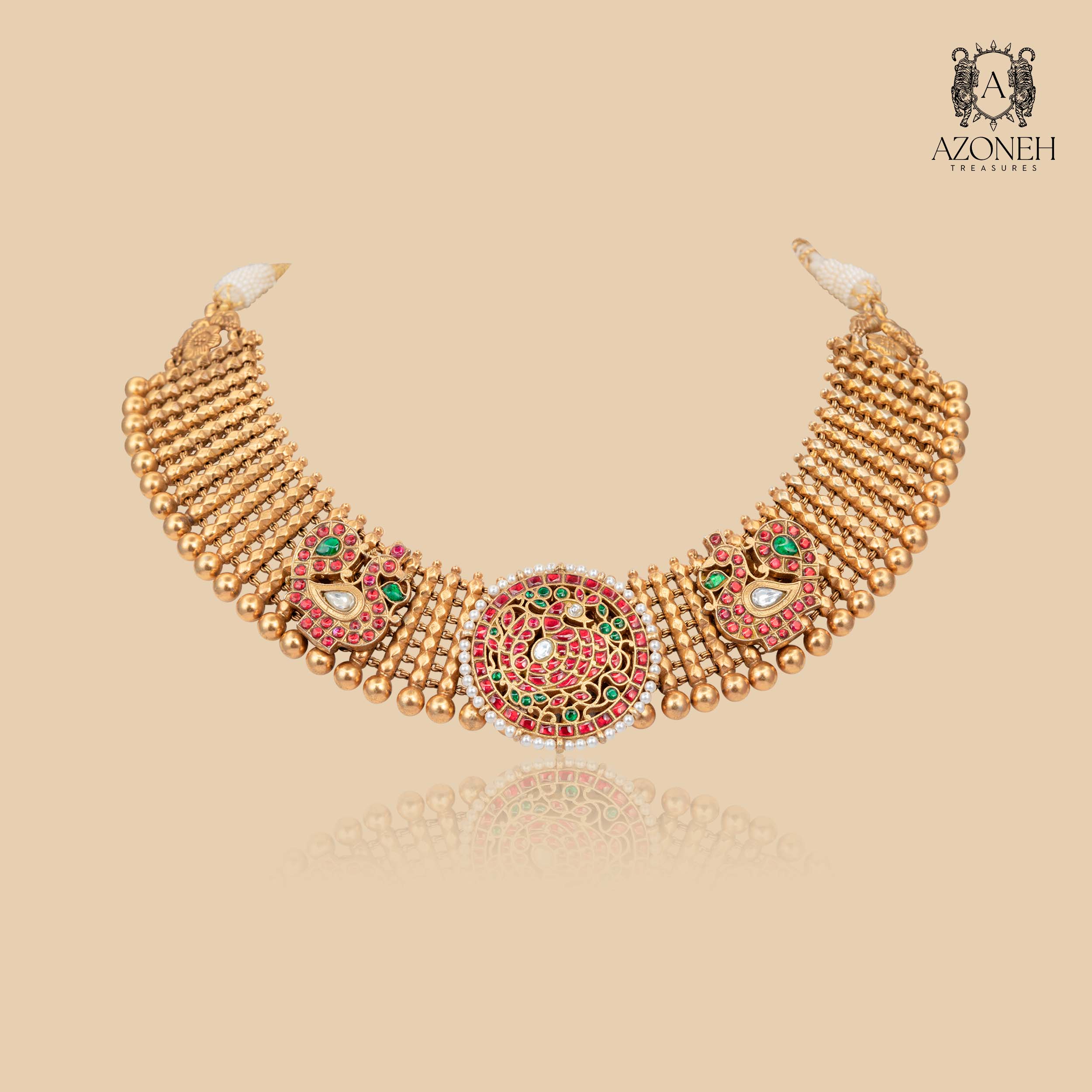 Maharani Ruby Emerald Necklace
