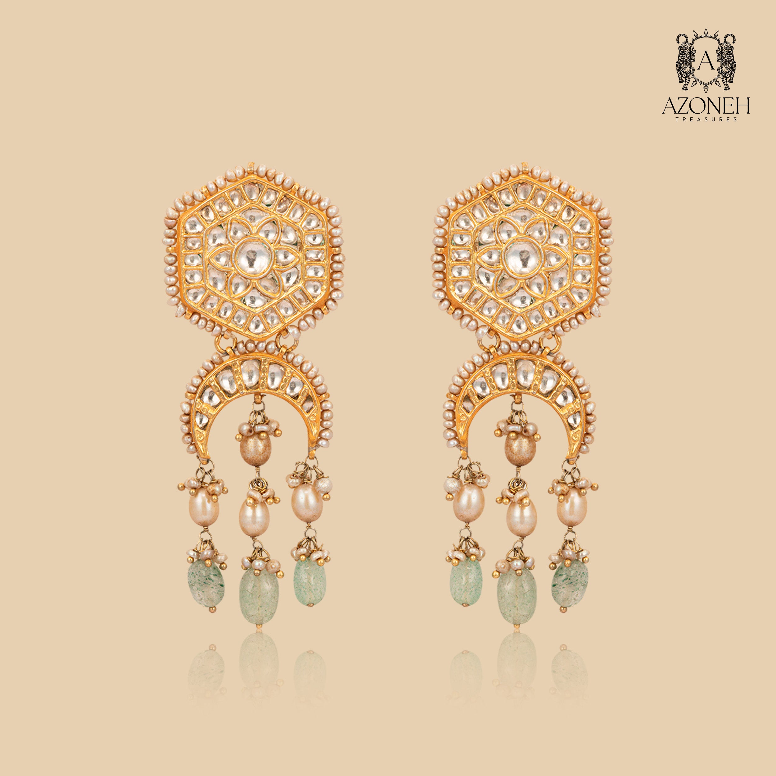 Aranya Regal Necklace (With Earrings)