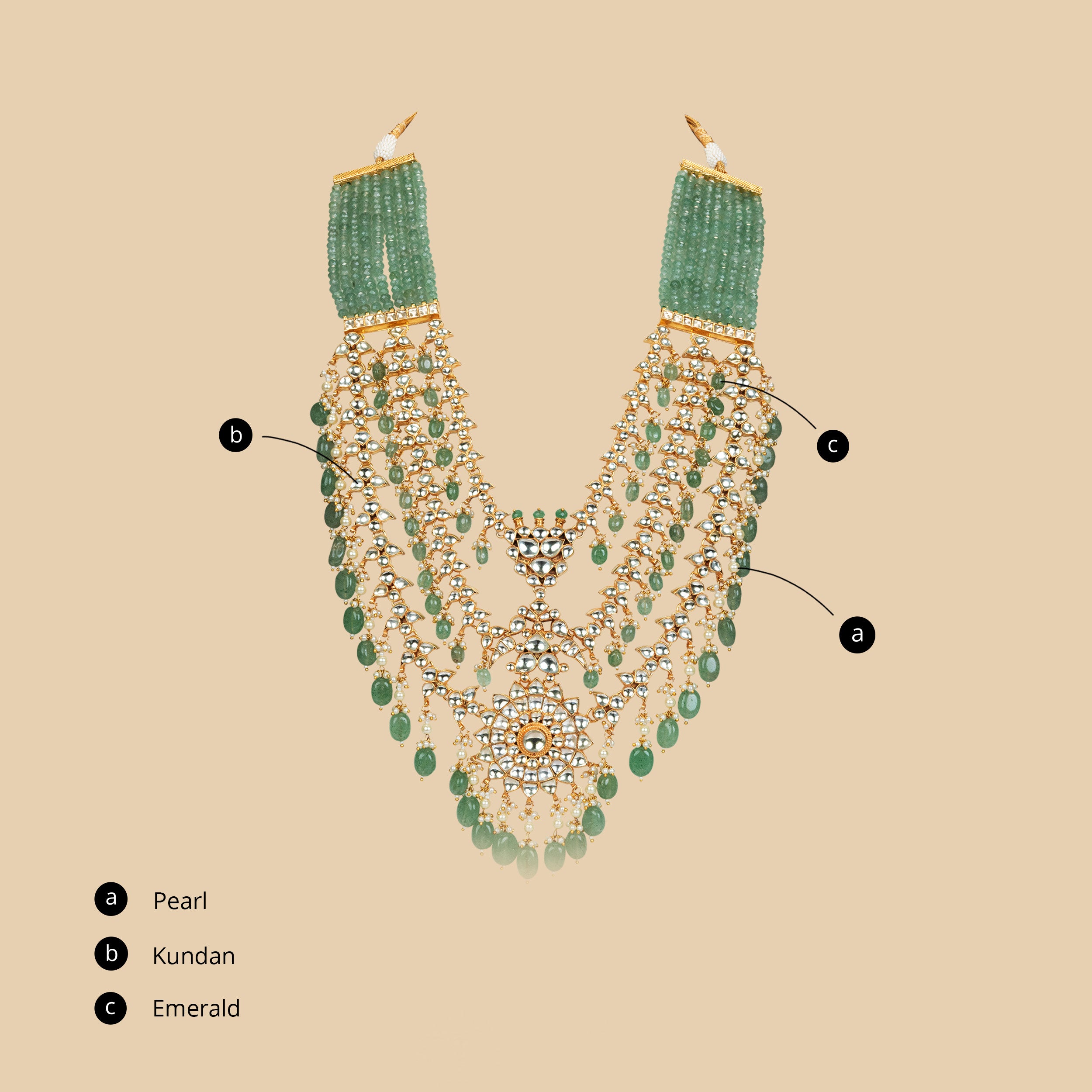Laleen Necklace (With Set)