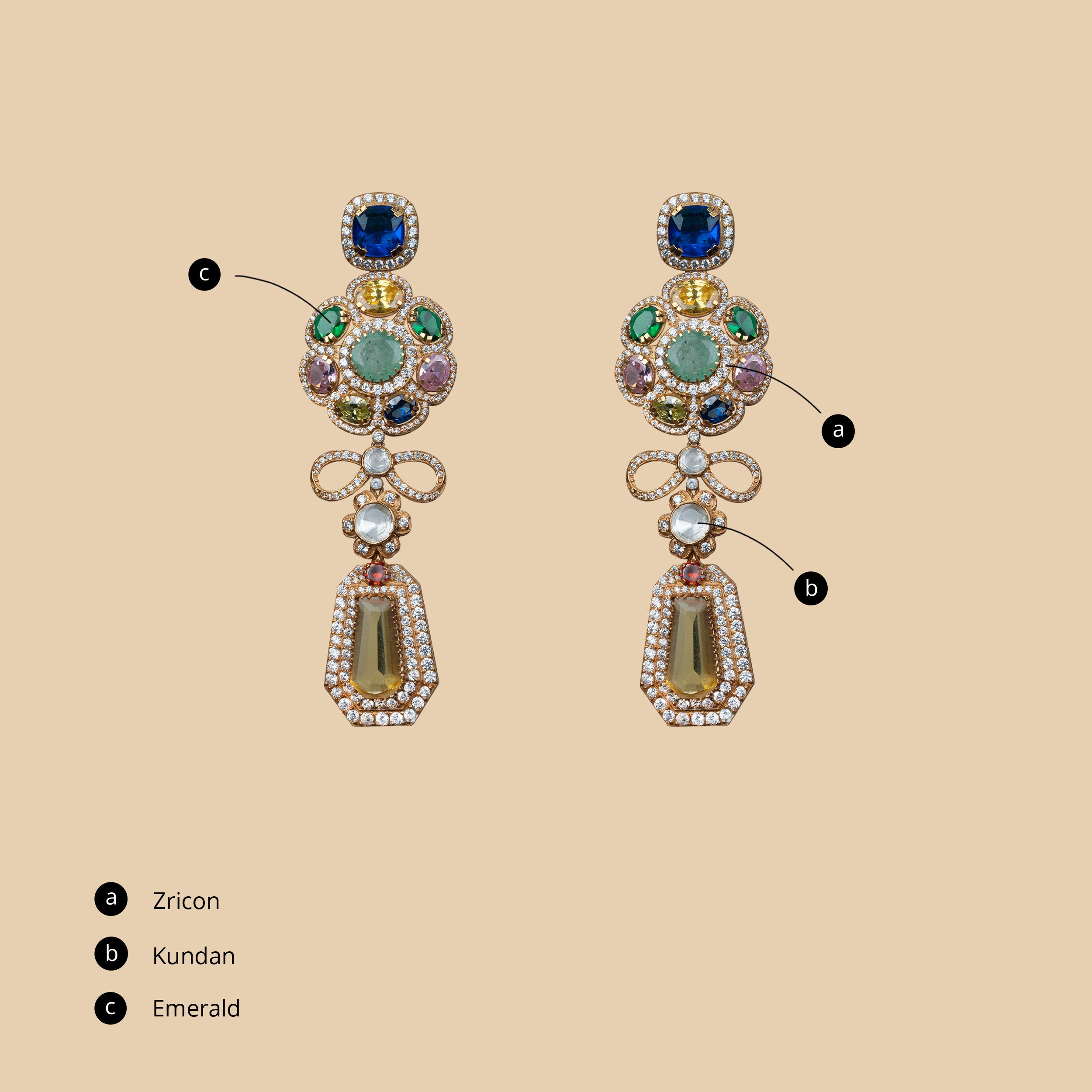 Kausar Earrings