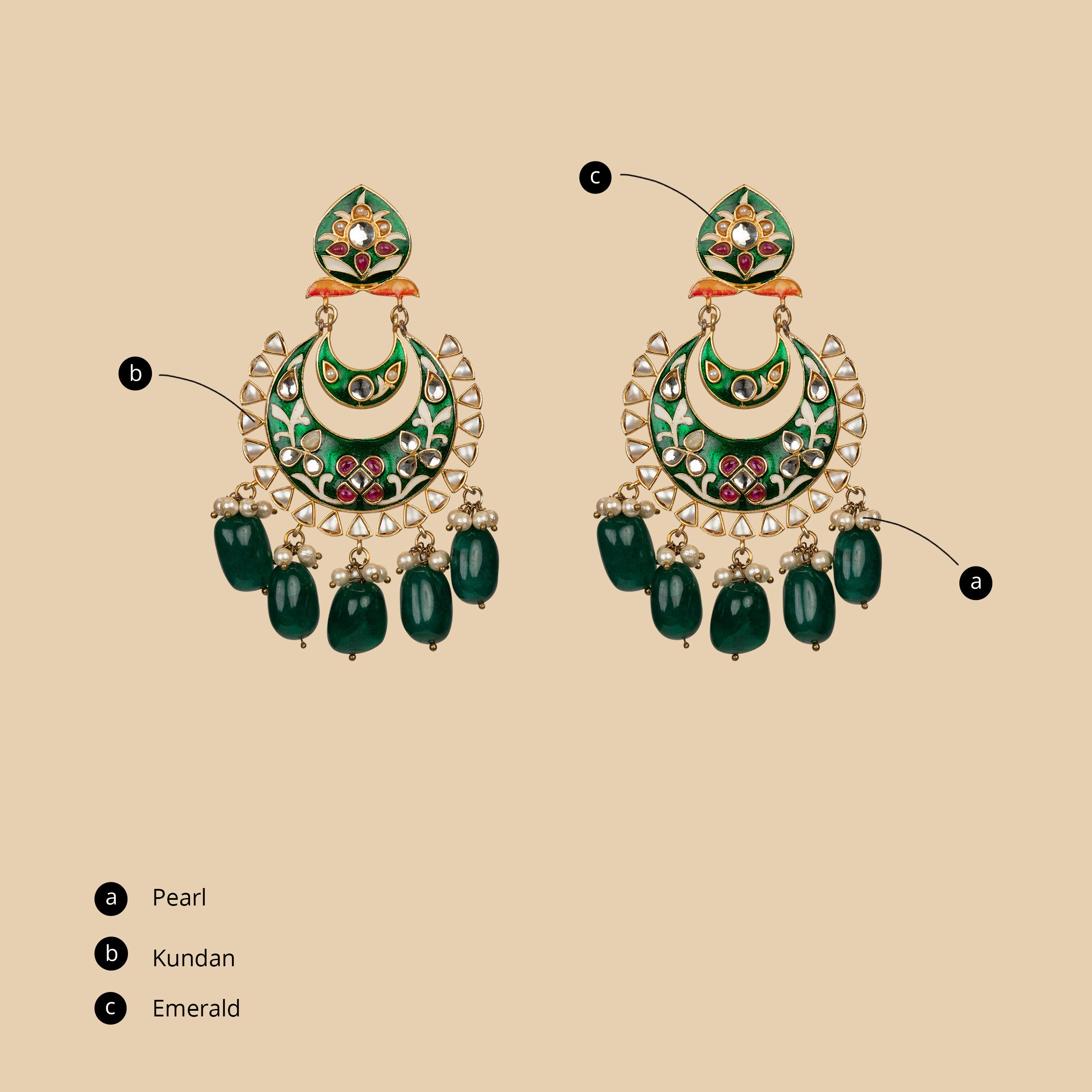 Sarfaraz Earrings