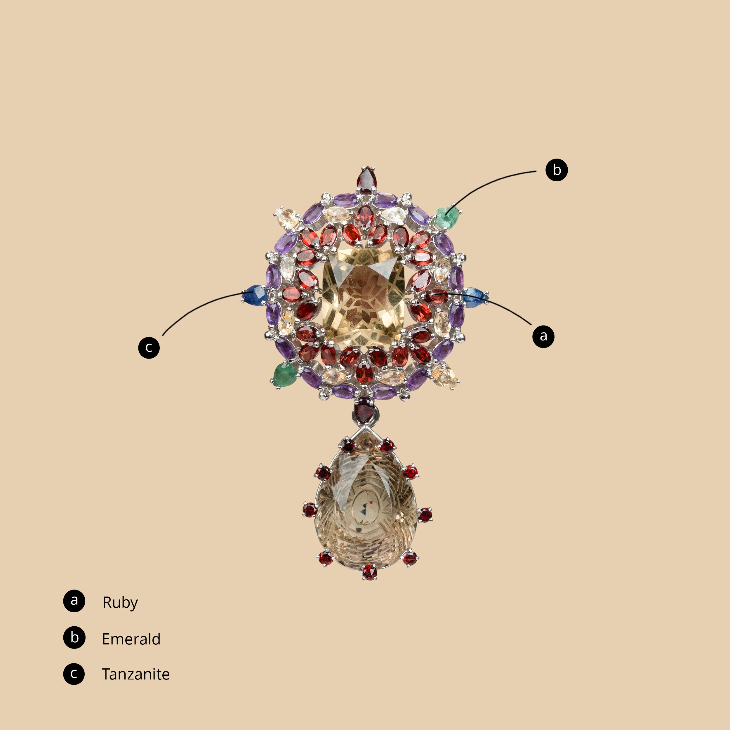 Regal Dawn Brooch