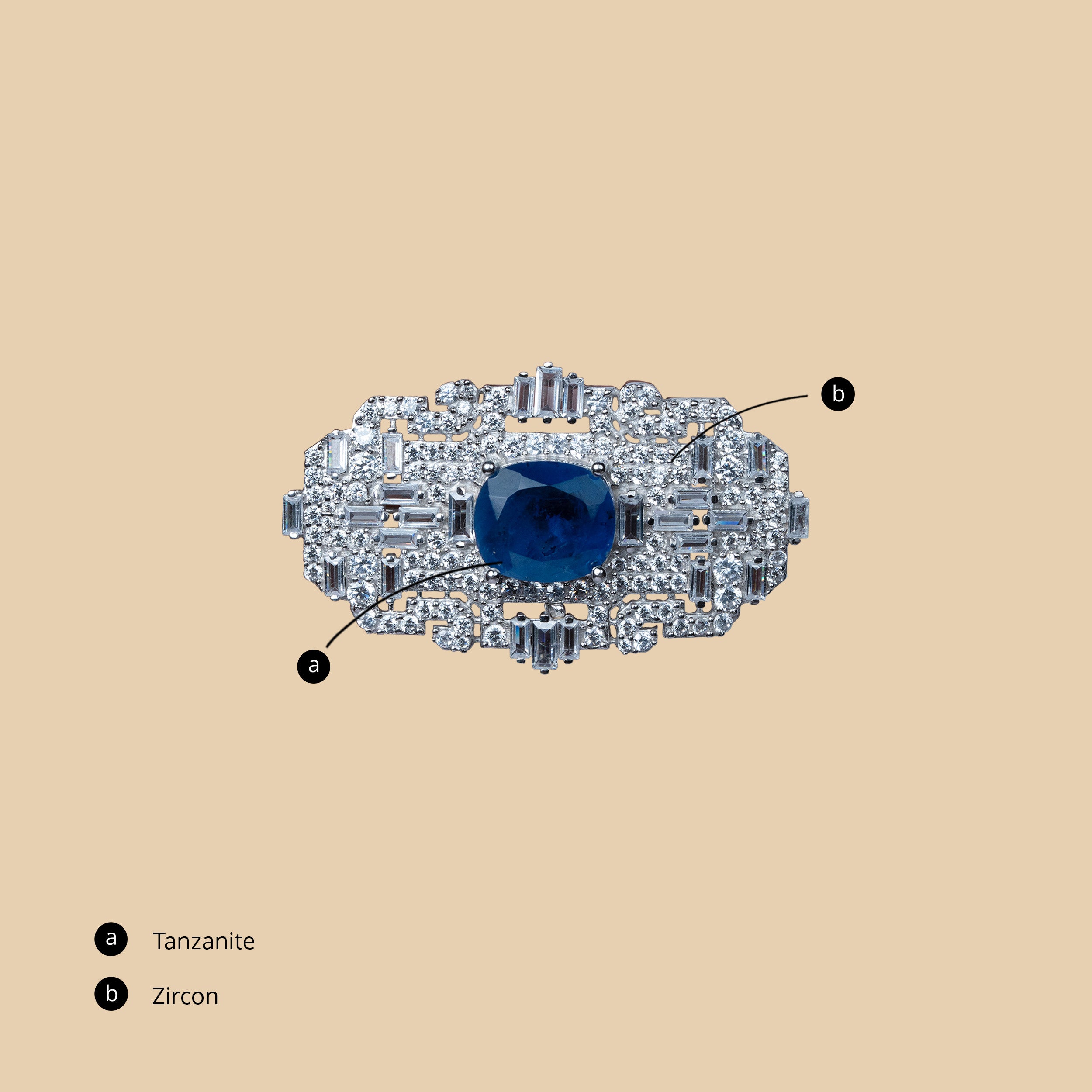 Midnight Aurora Brooch