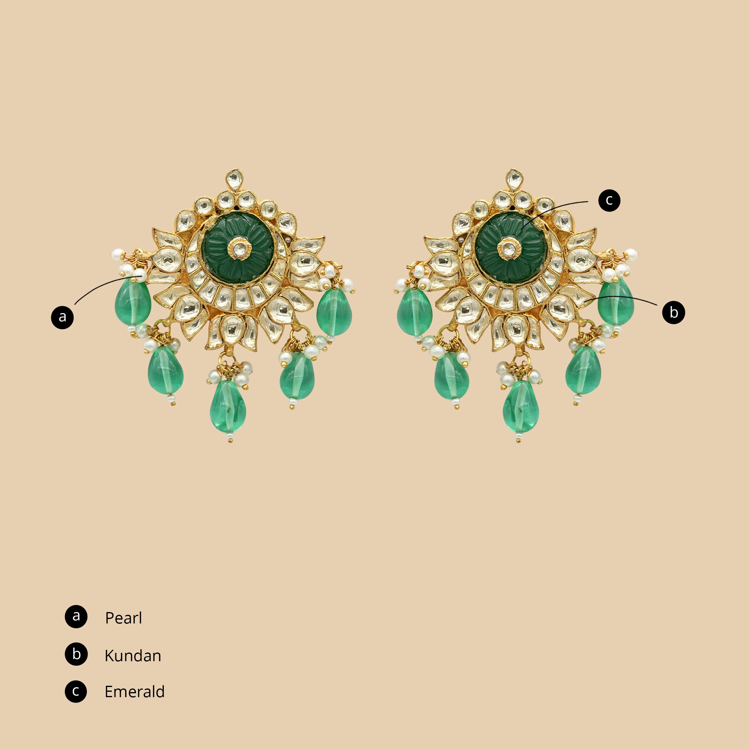 Charulata Studs