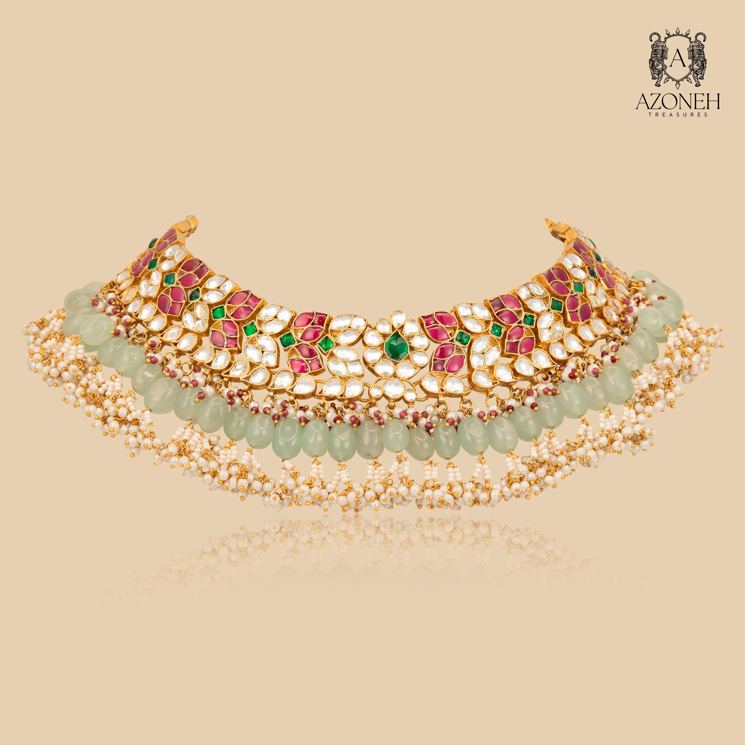 Apsara Blossom Necklace (With Earrings)