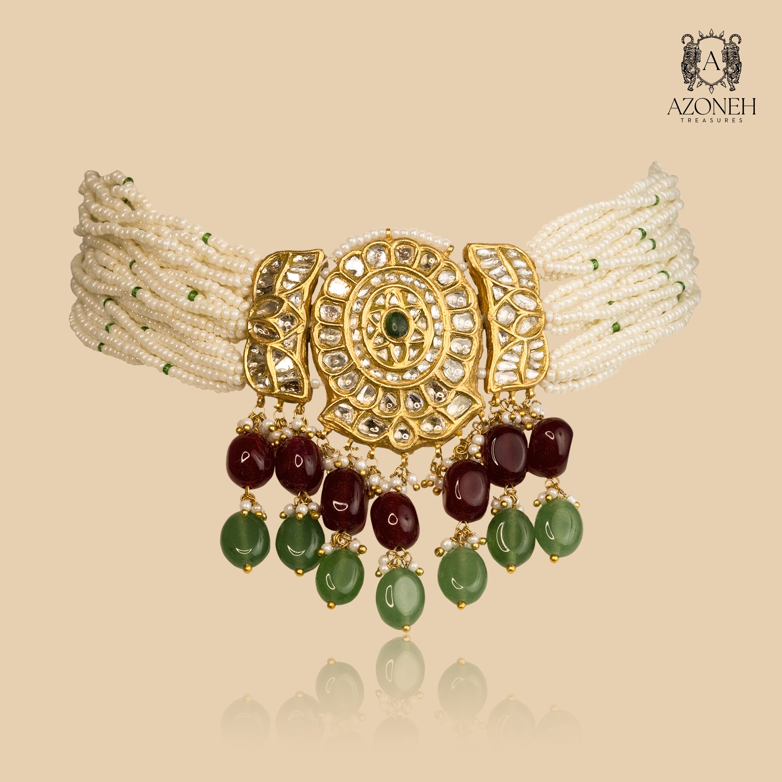 Shahi Firozaan Choker (with Earrings)