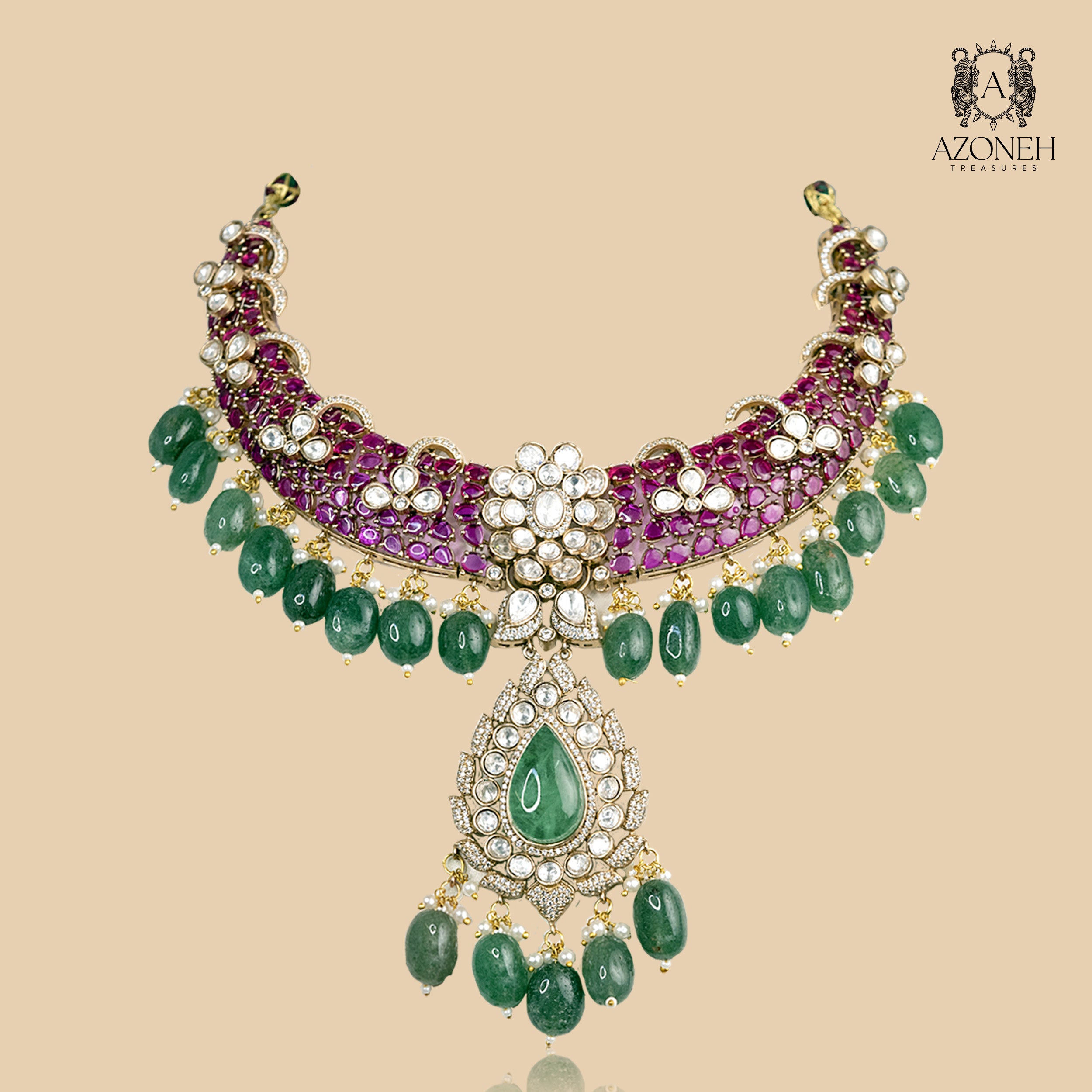 Jashn-e-Sabz Set (with Earrings)