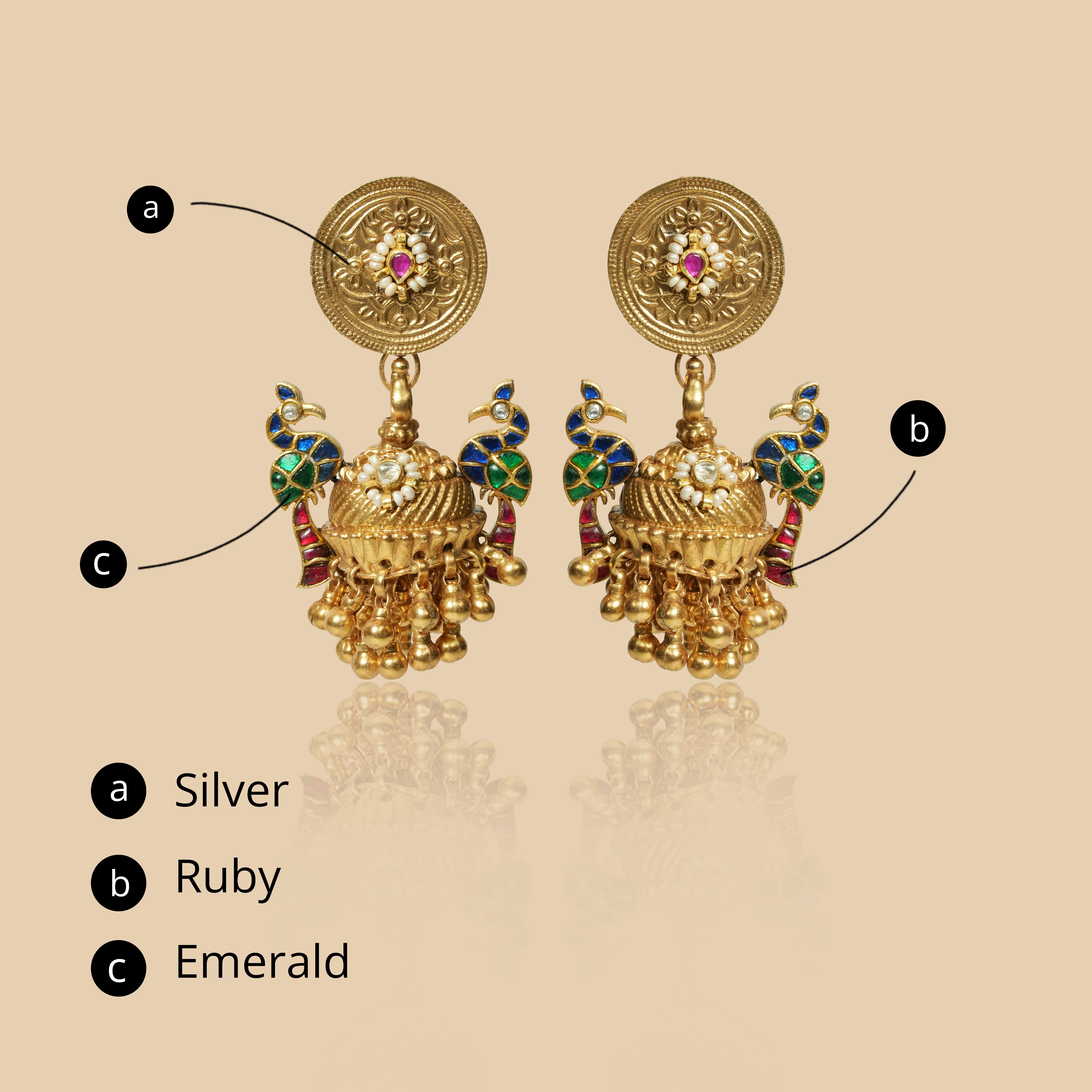 Firdous Earrings