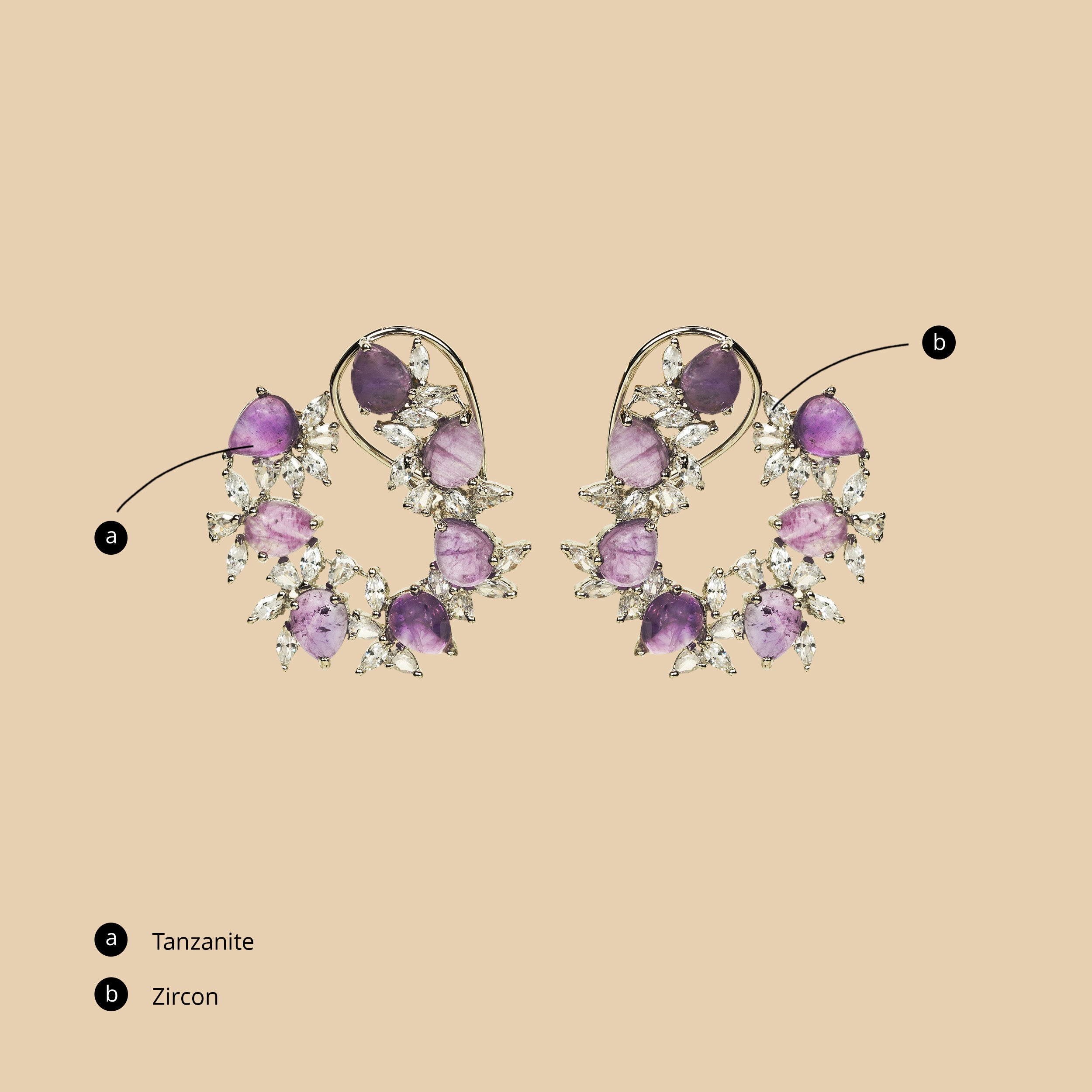 Marcellis Stacked Hoops