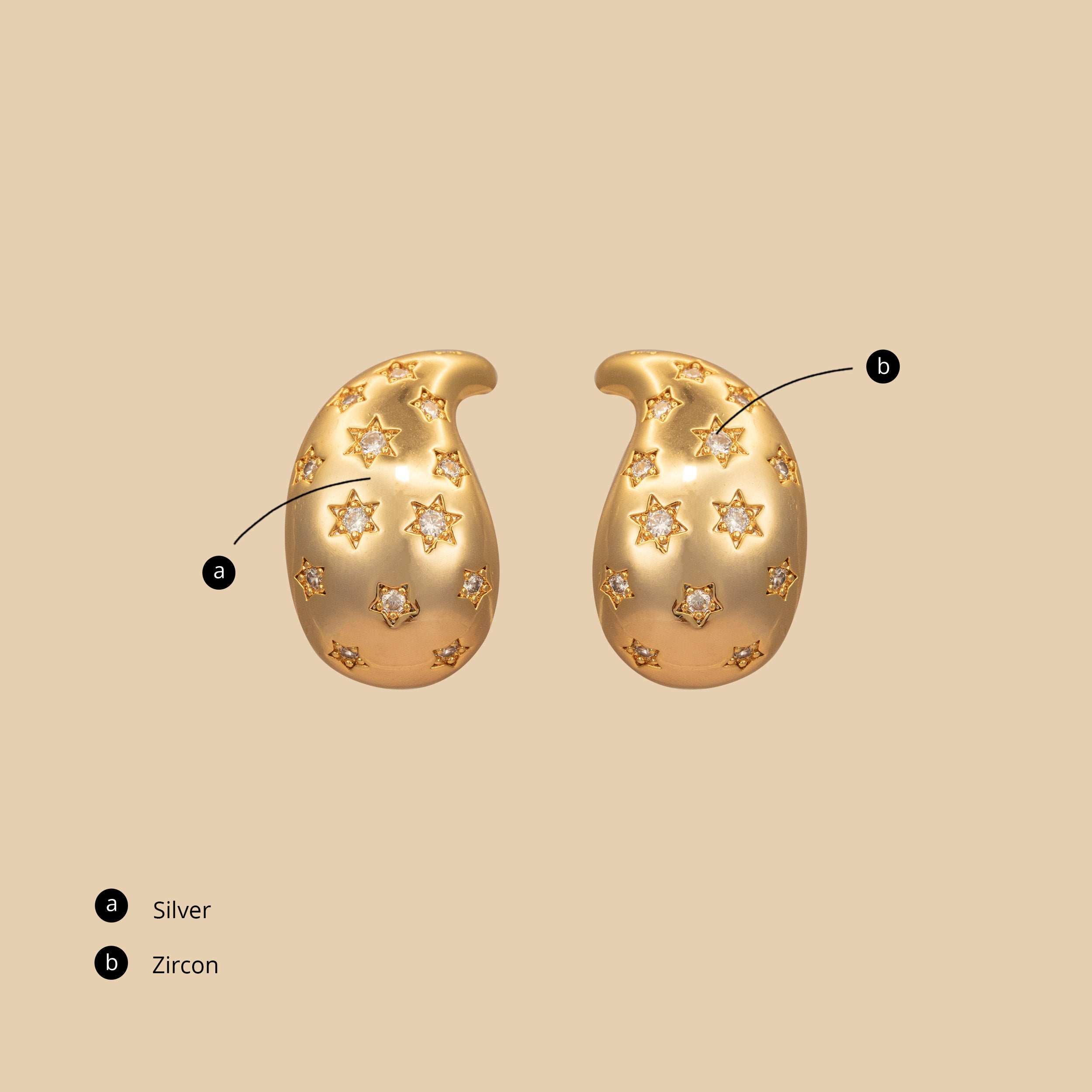 Prism Bar Studs
