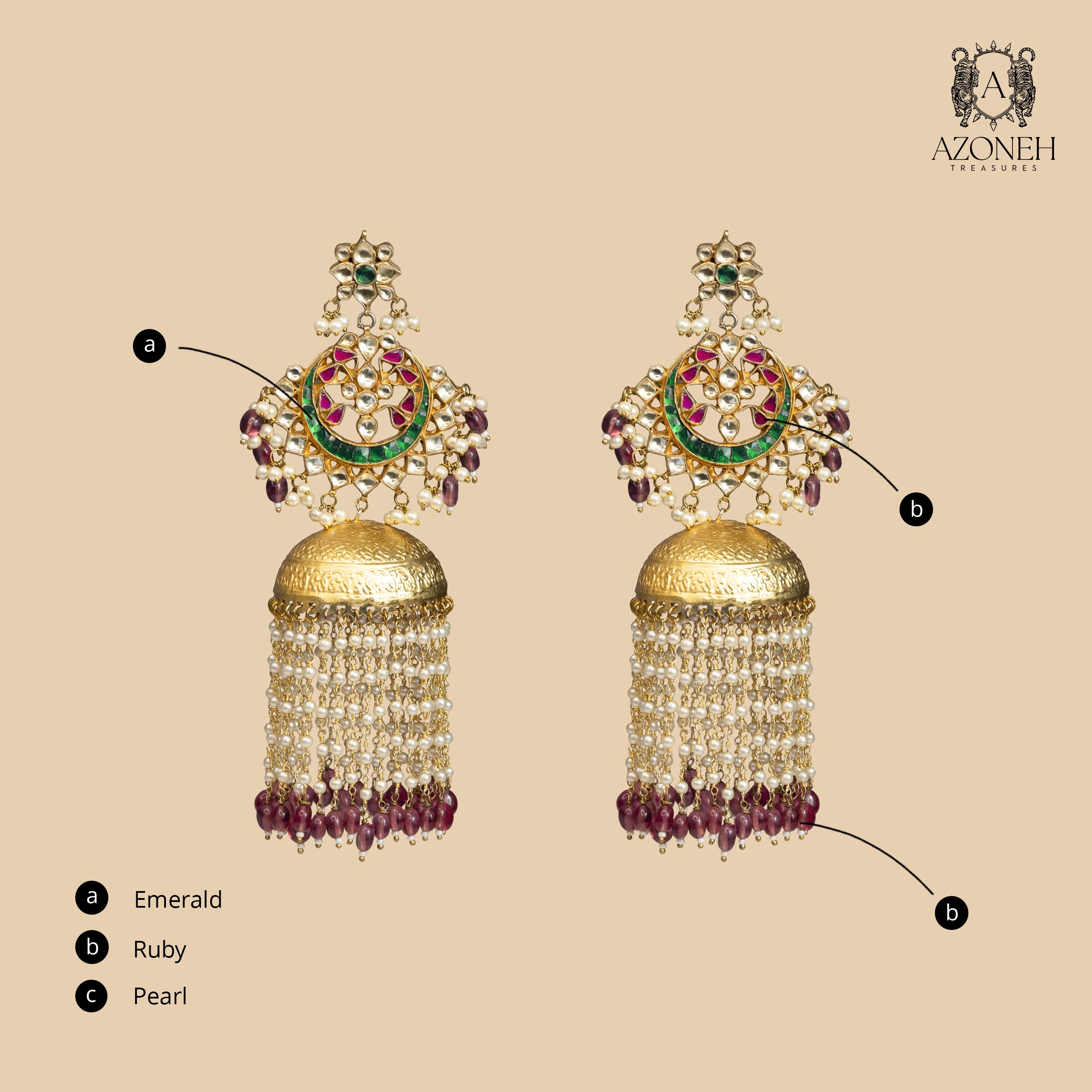 Raat ki Rani Jhumkas