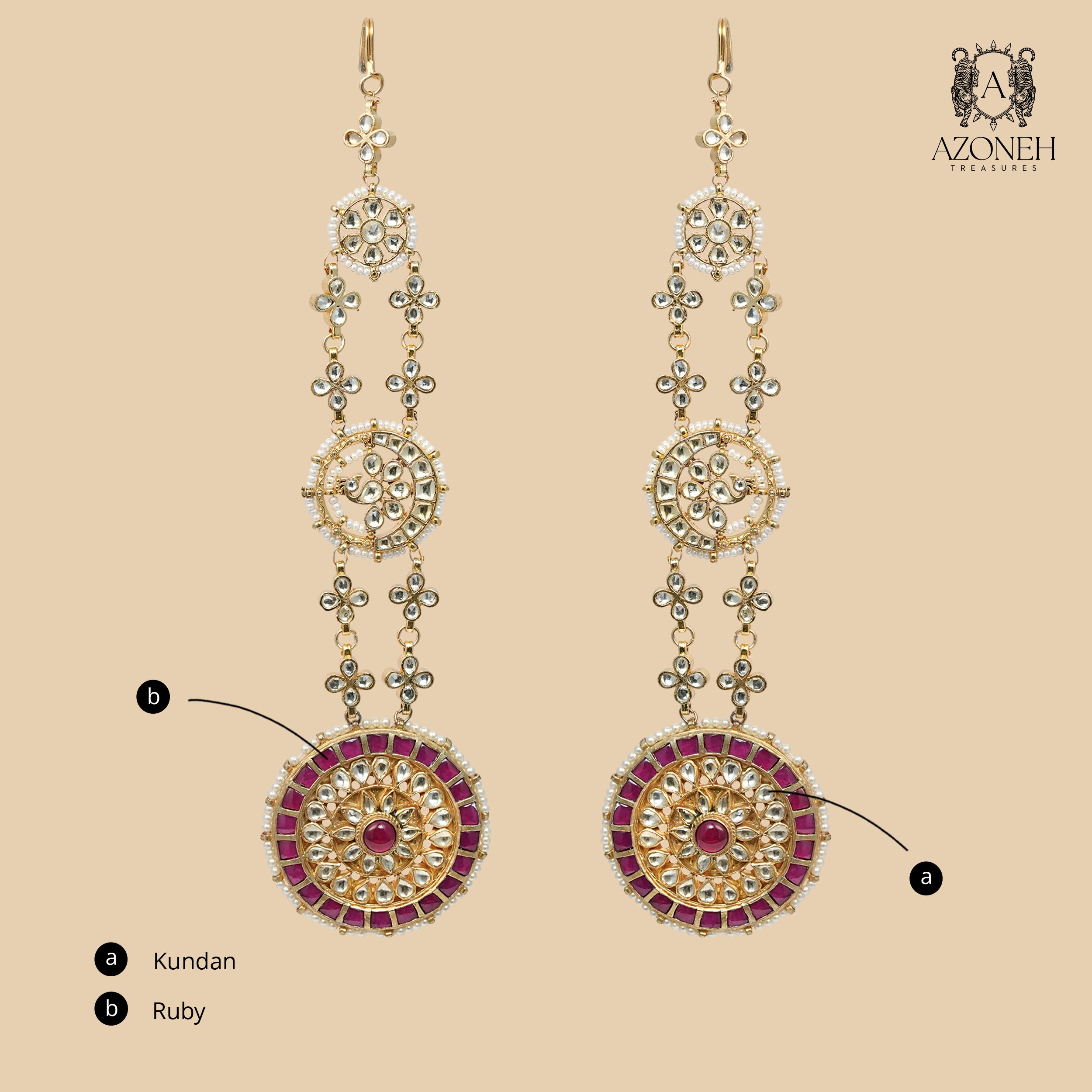 Raaviya Long Danglers