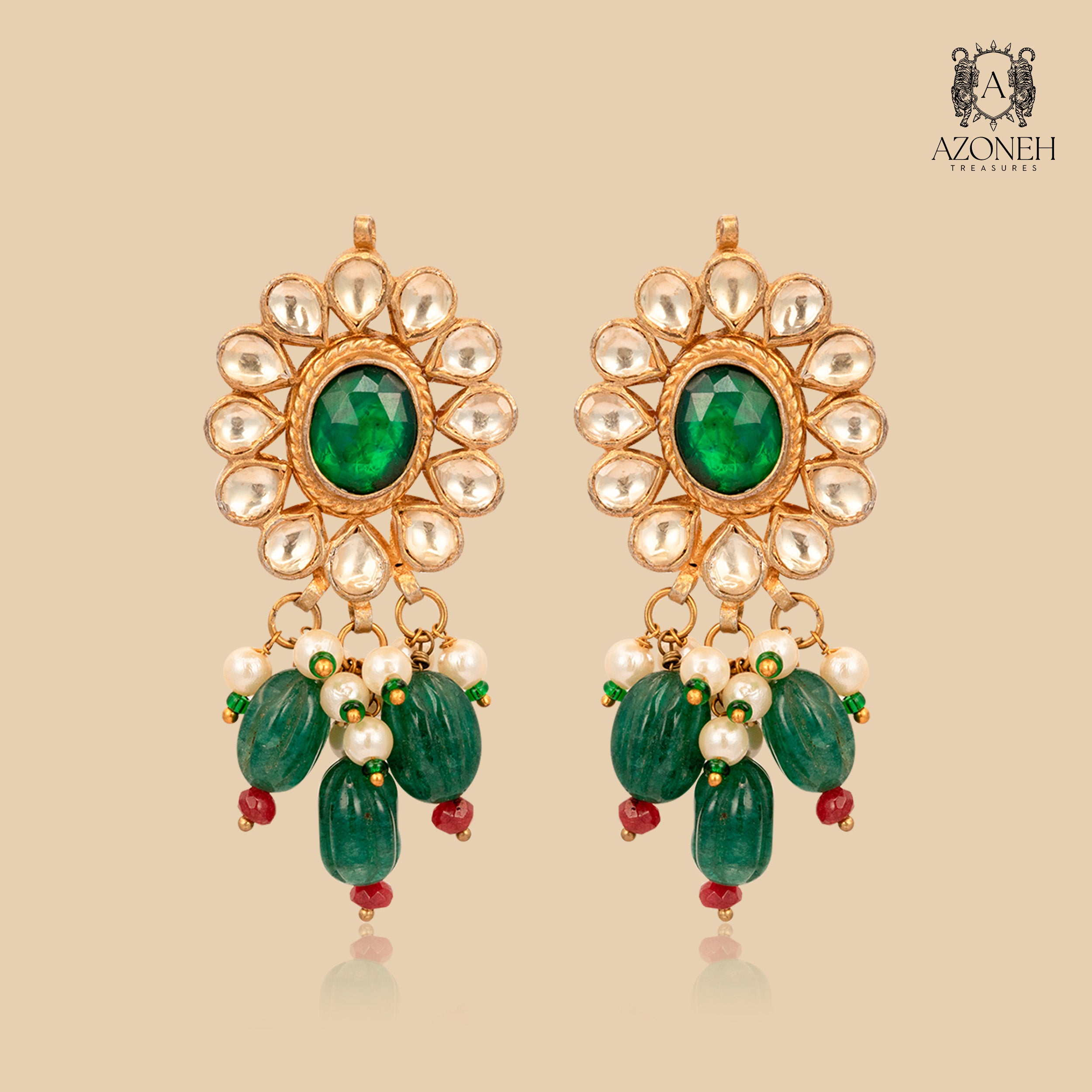 Viridian Dynasty Necklace (With Earrings)