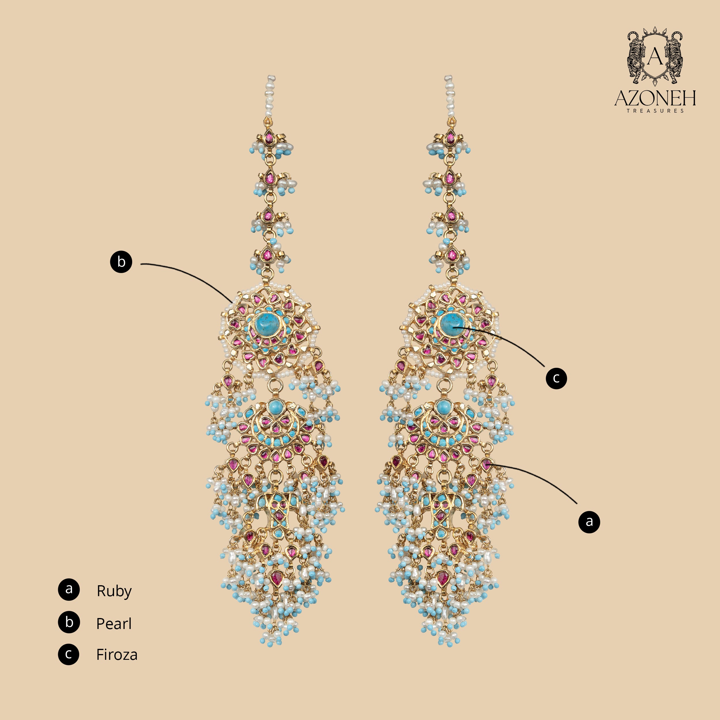 Zevra Cascade Danglers