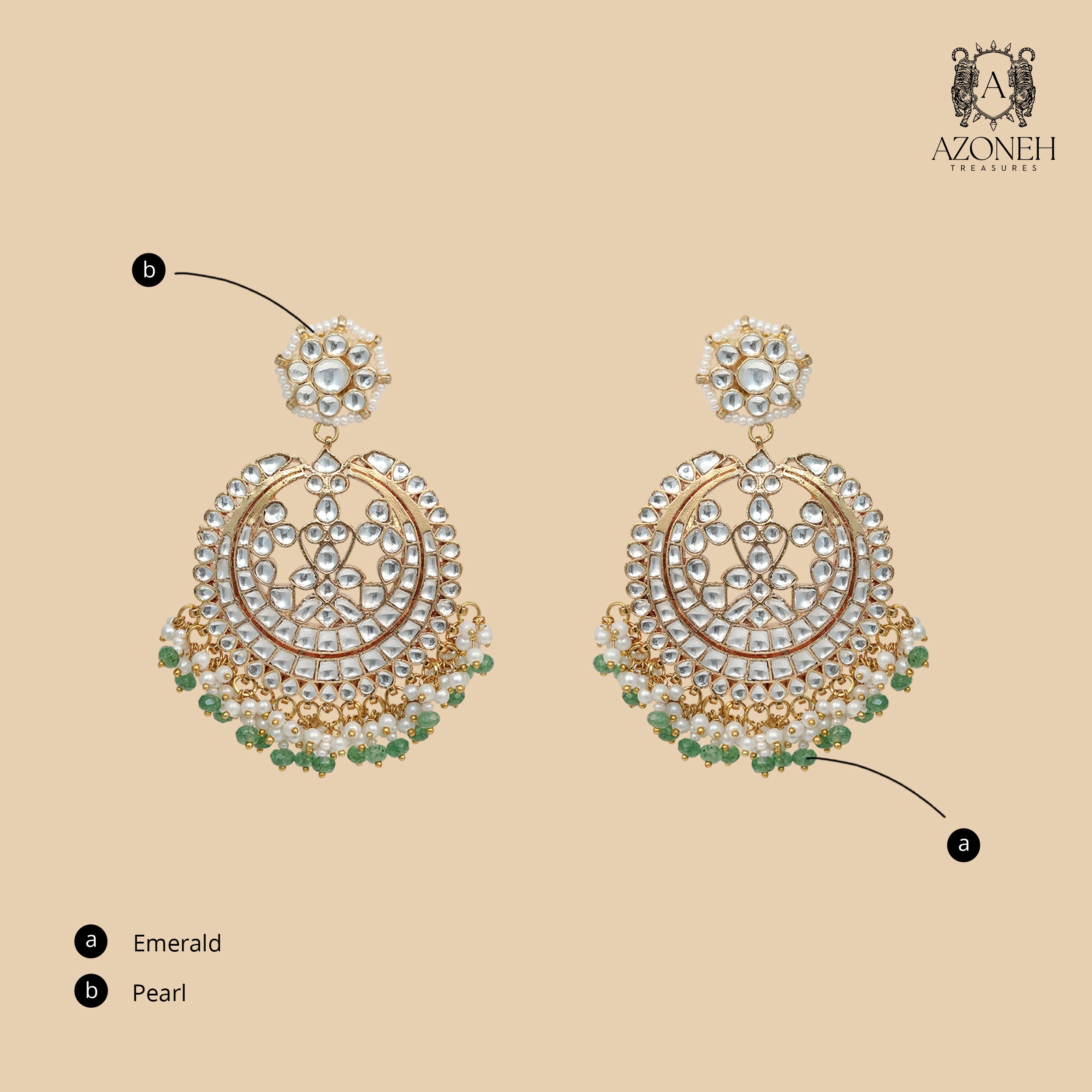 Saanira Heritage Studs