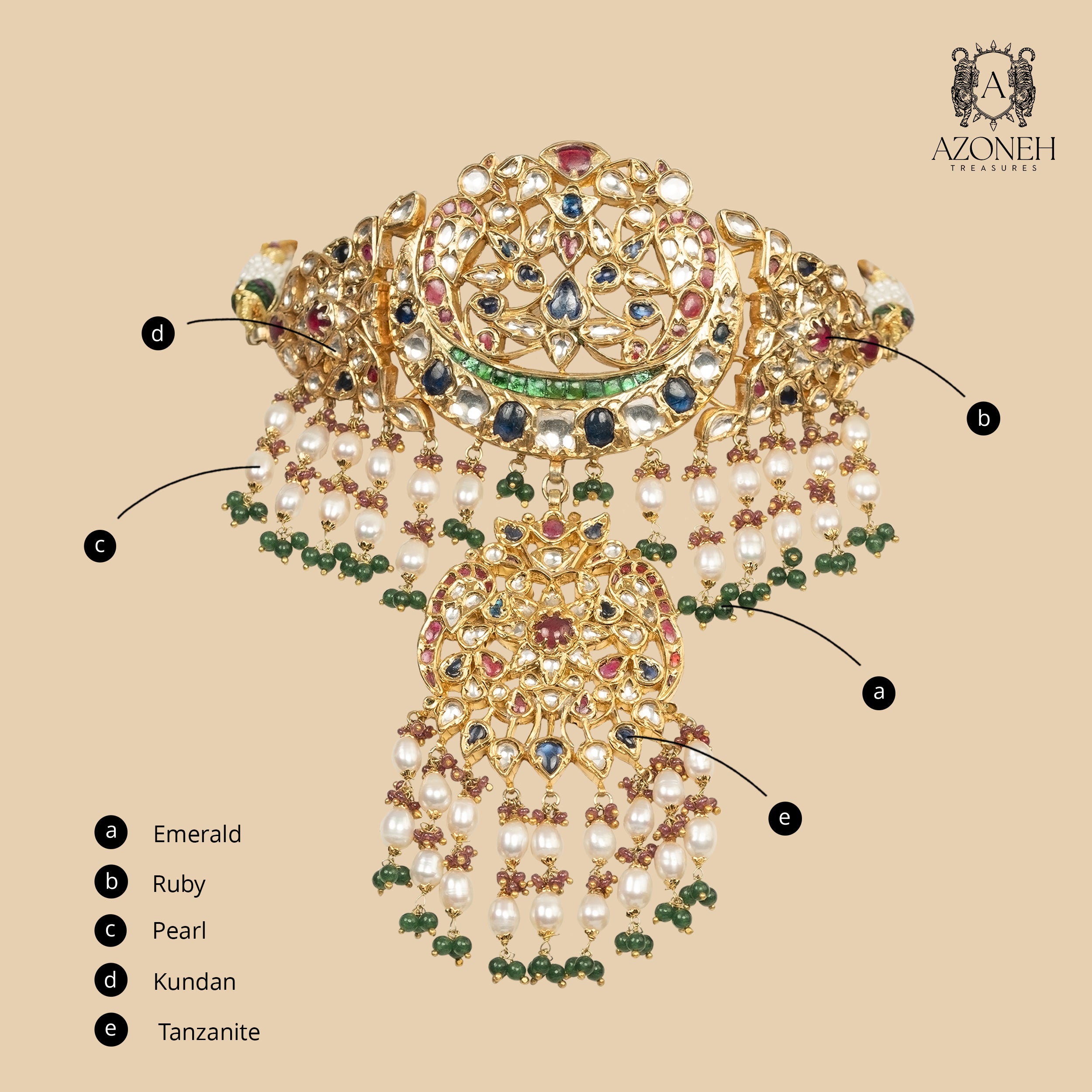 Shehzaadi Zameen Choker (with Earrings)