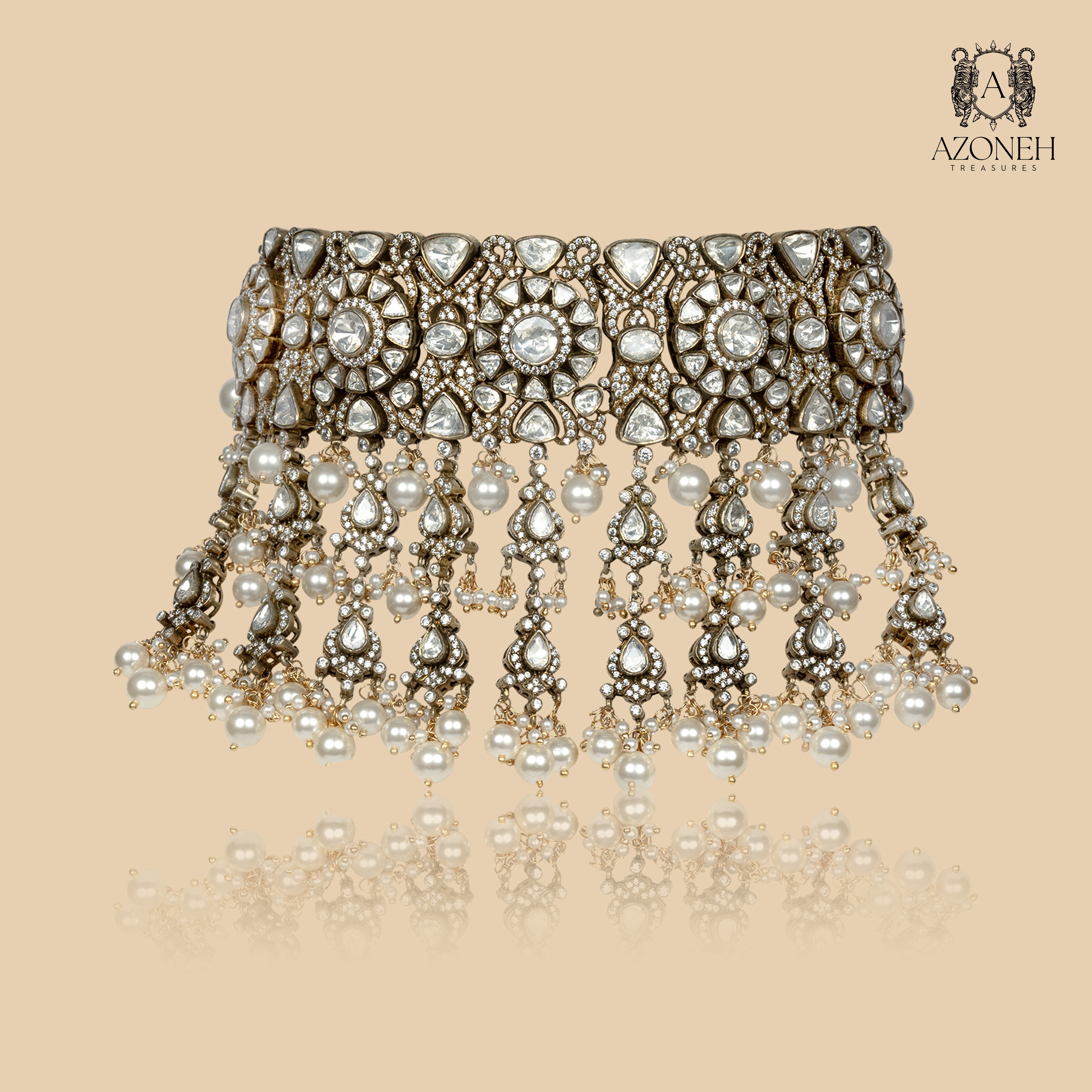 Aabroo Necklace (with Earrings)
