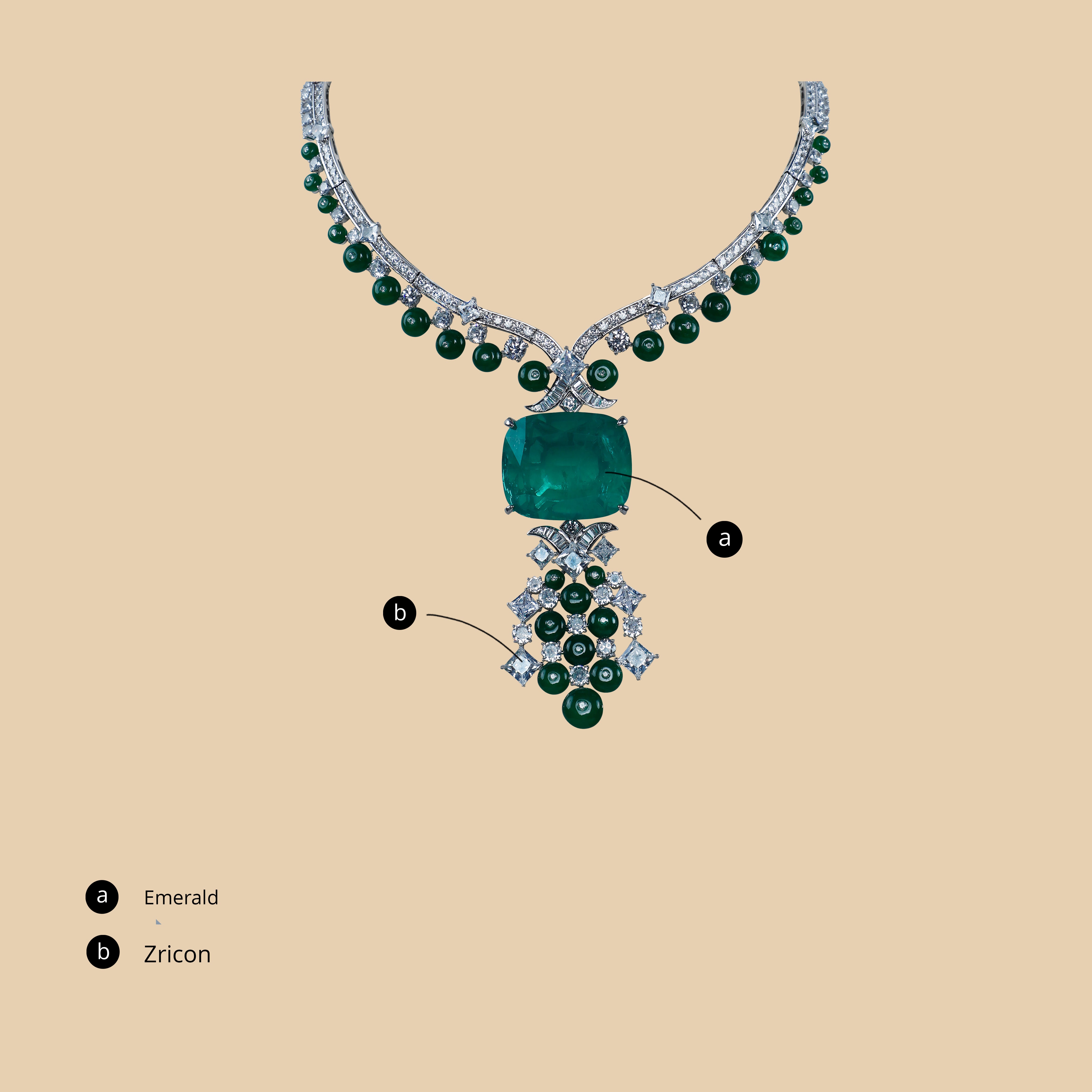 Verdant Whisper  Necklace