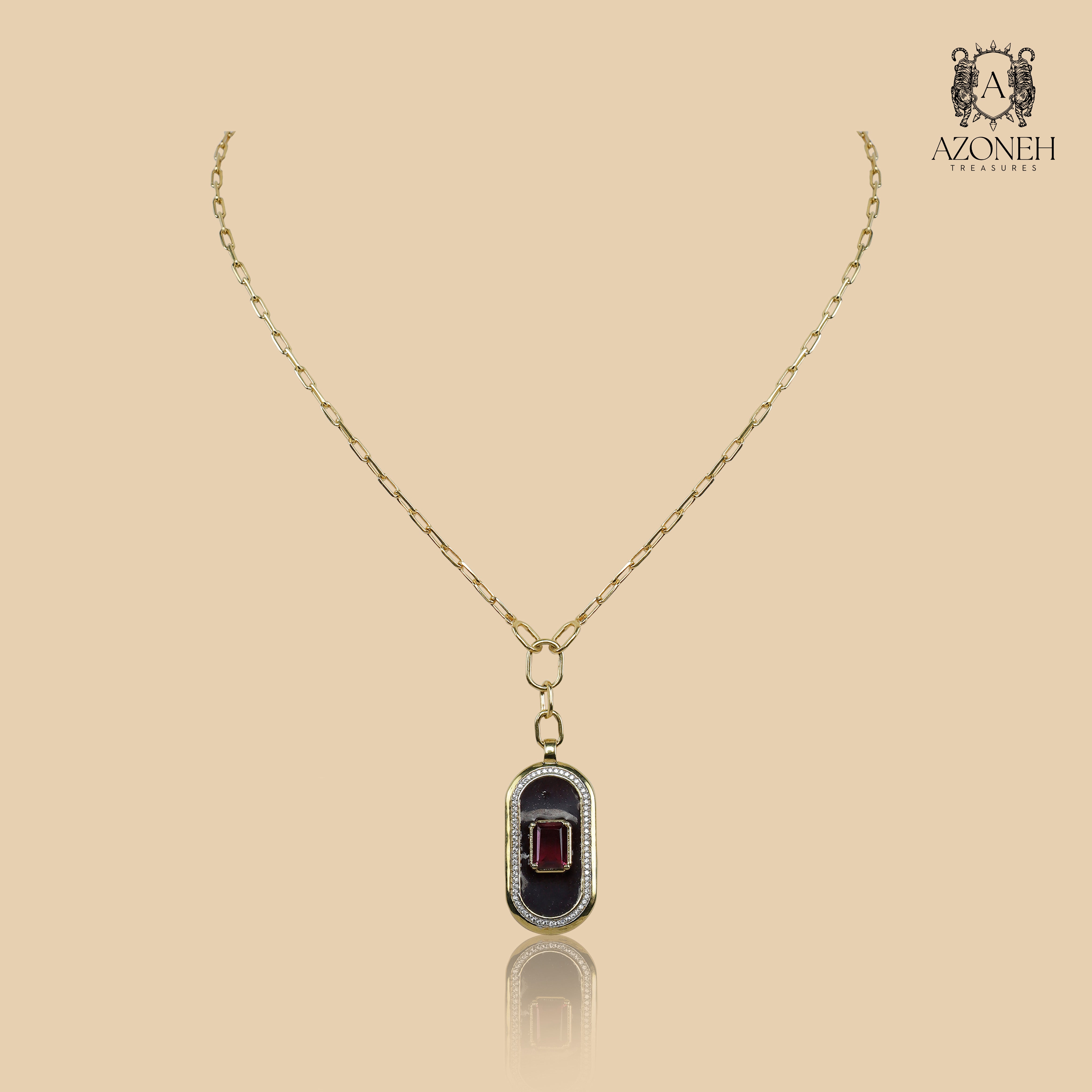Crimson Charm Necklace