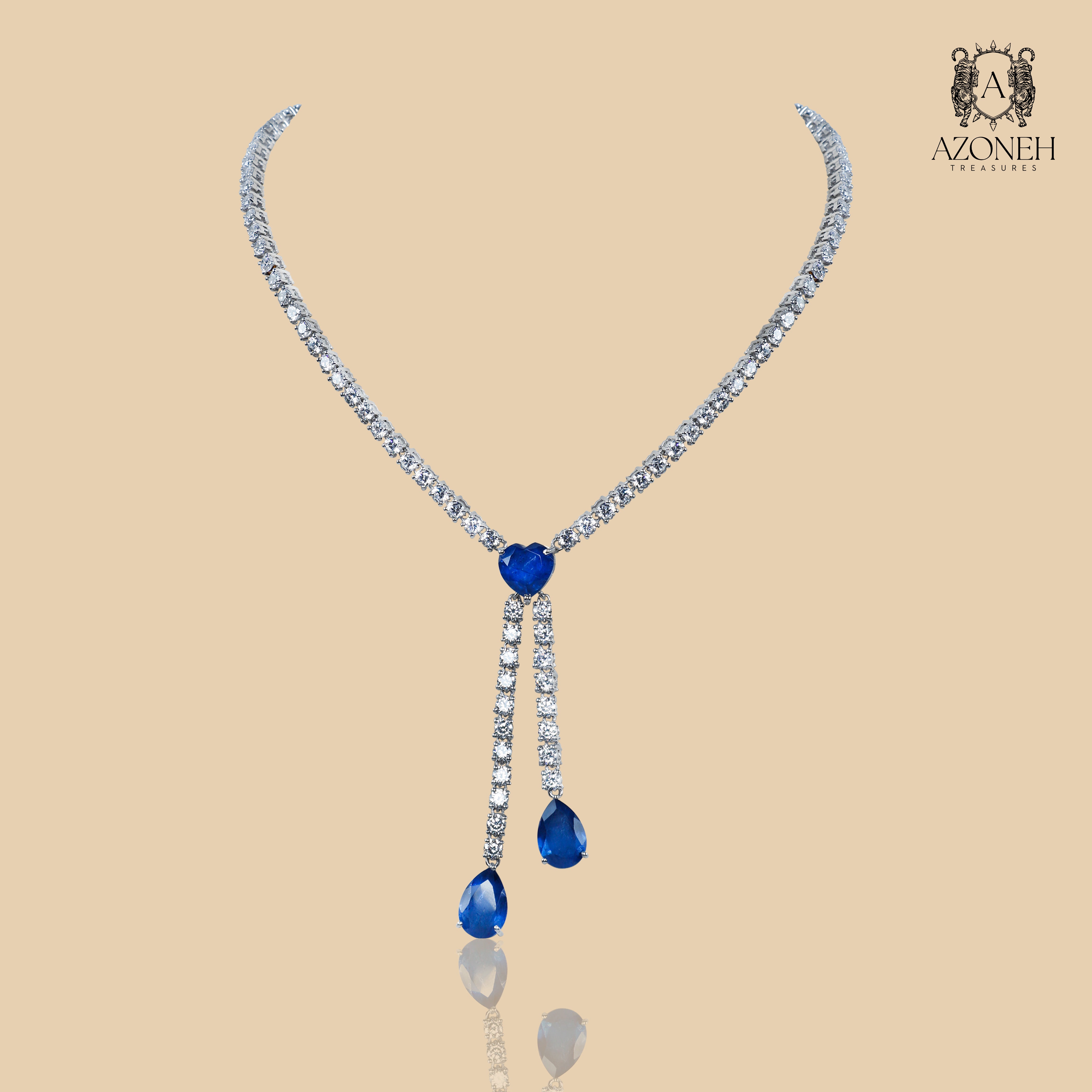 Azure Kiss Necklace