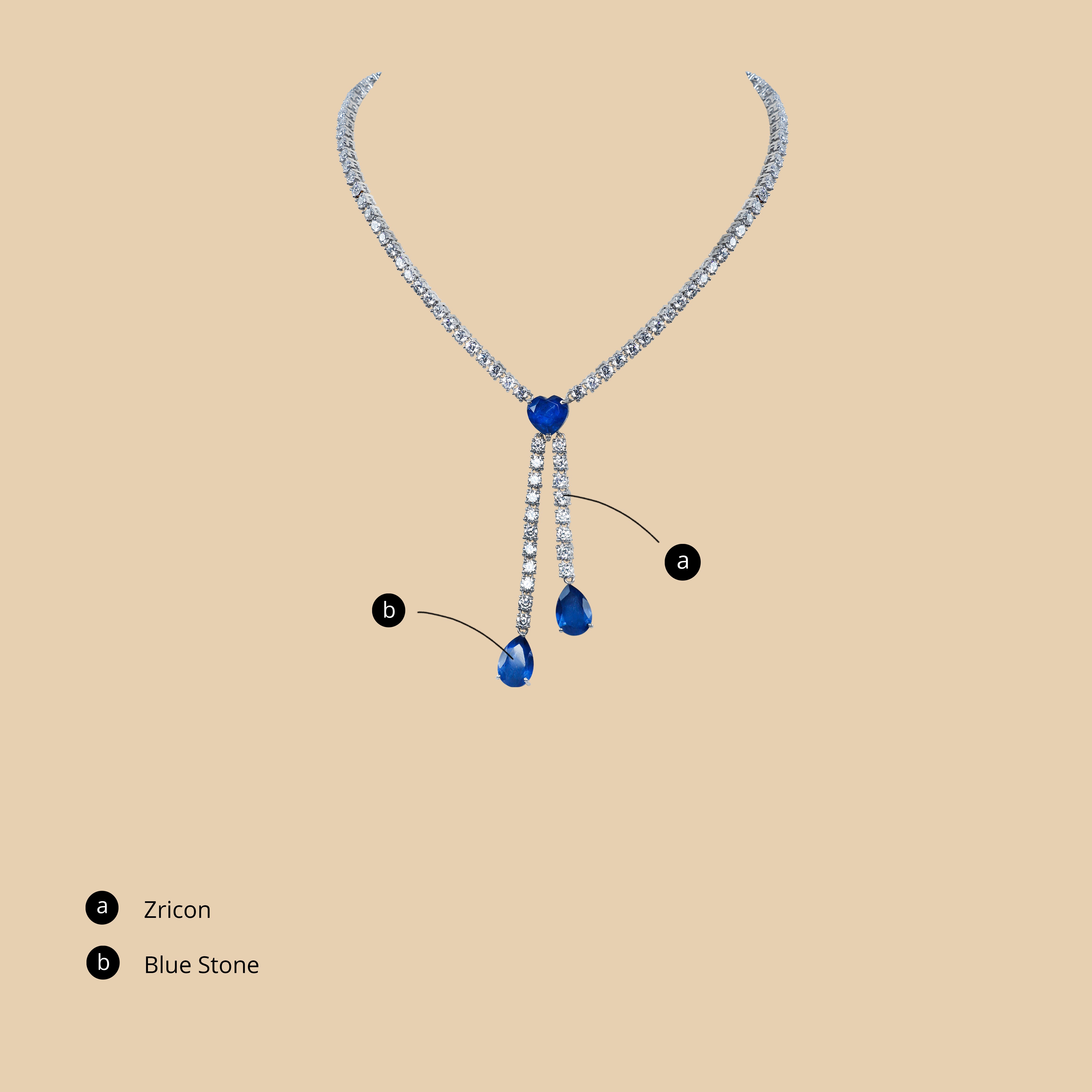 Azure Kiss Necklace