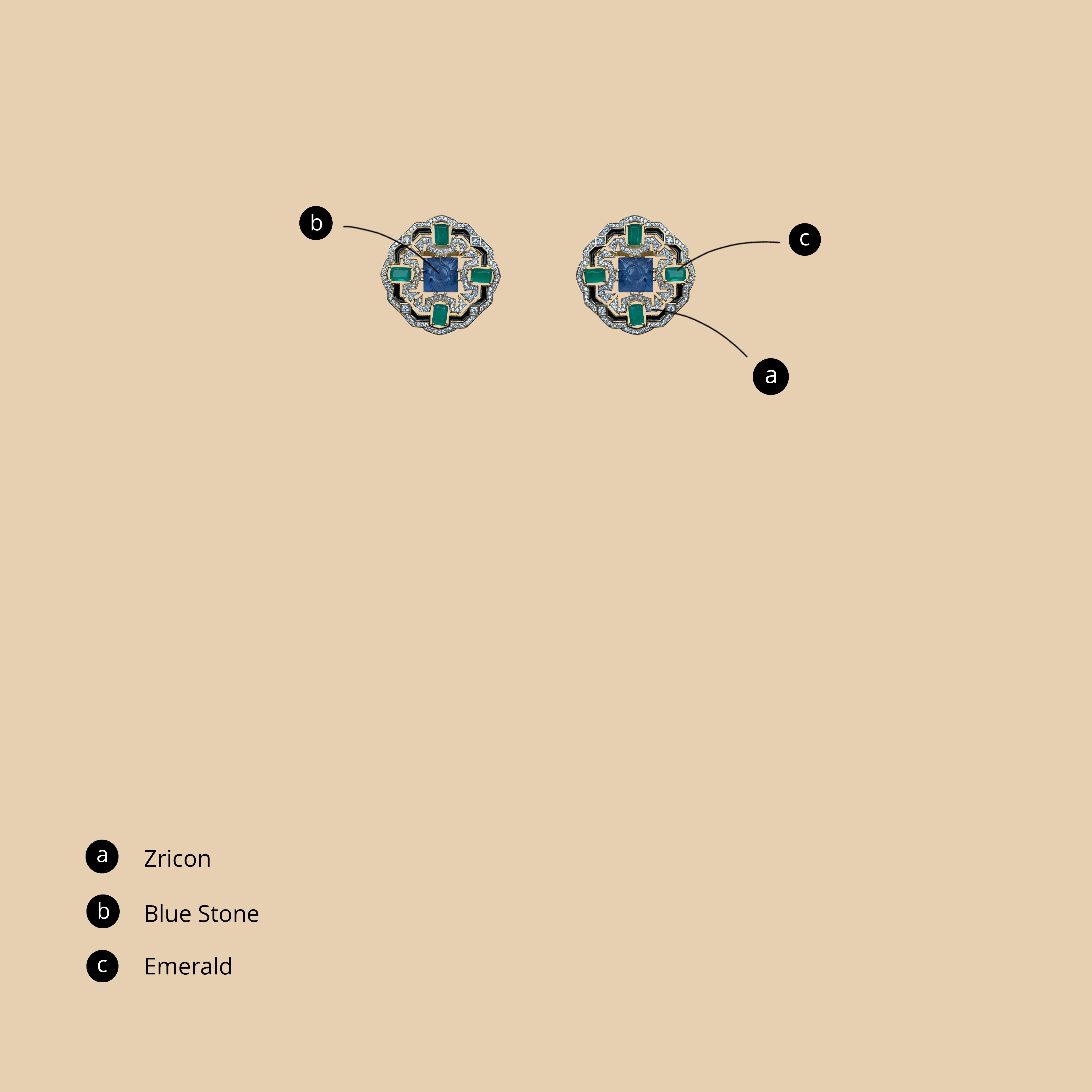Chandroz Earrings