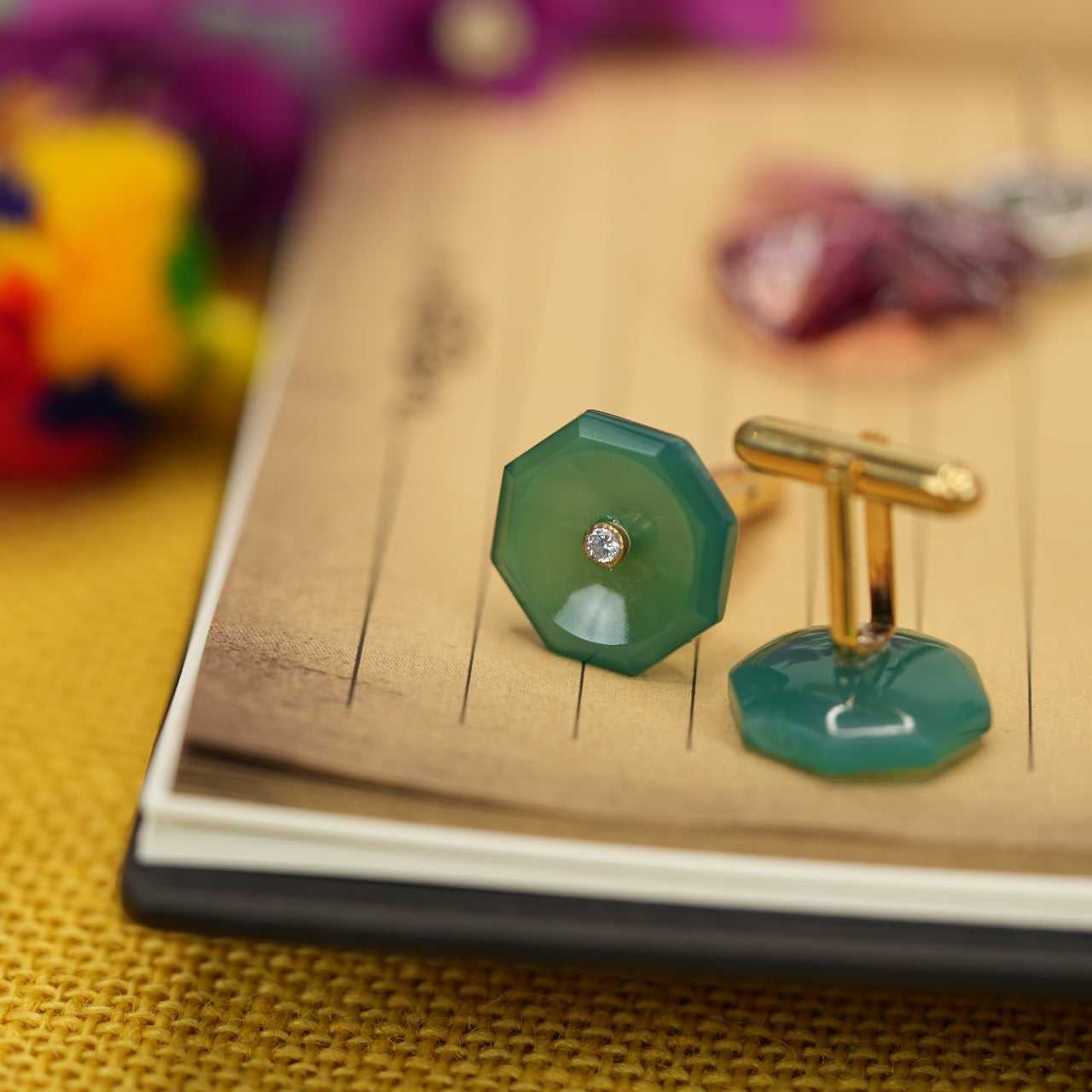 Green Envy Cufflinks