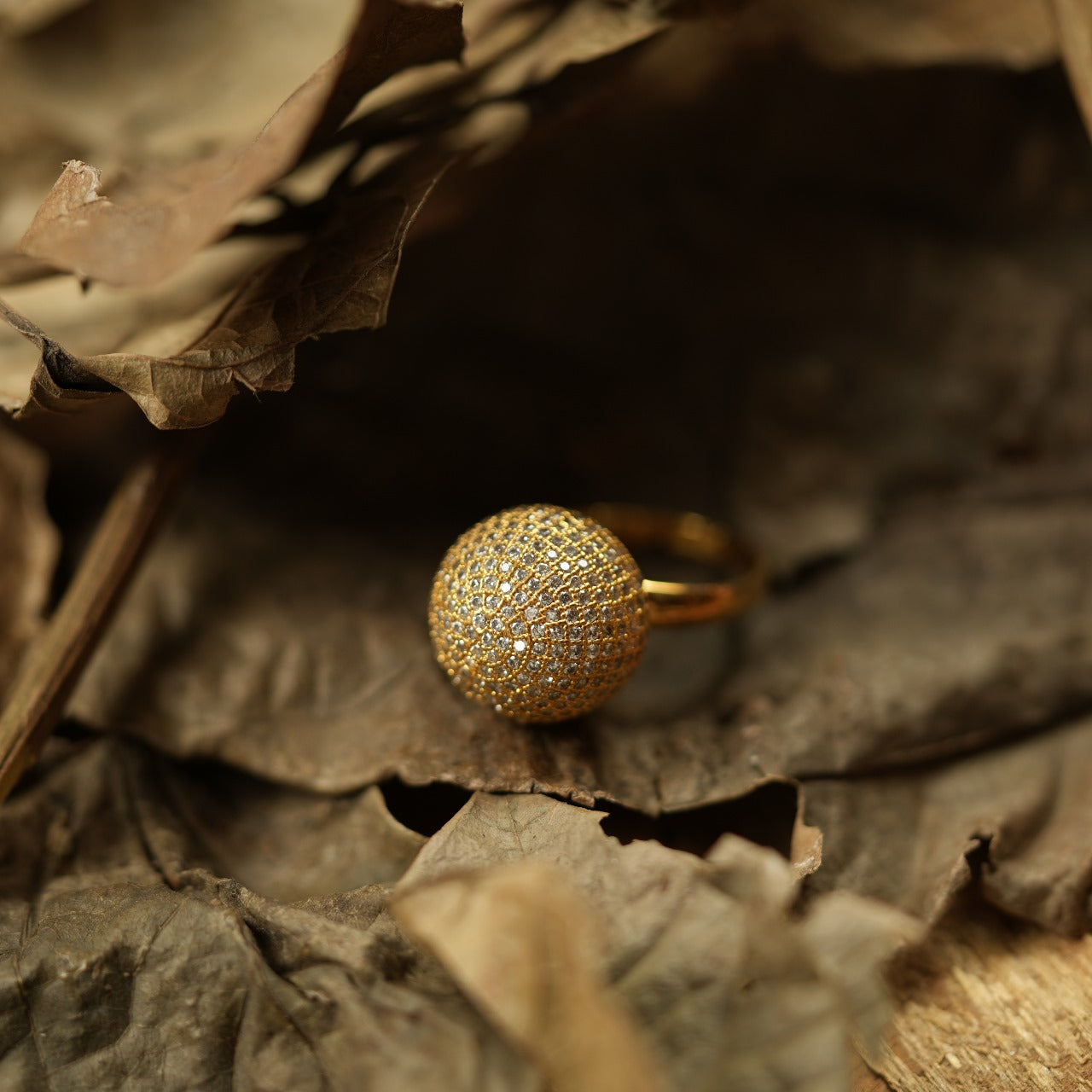 Golden Glow Ring