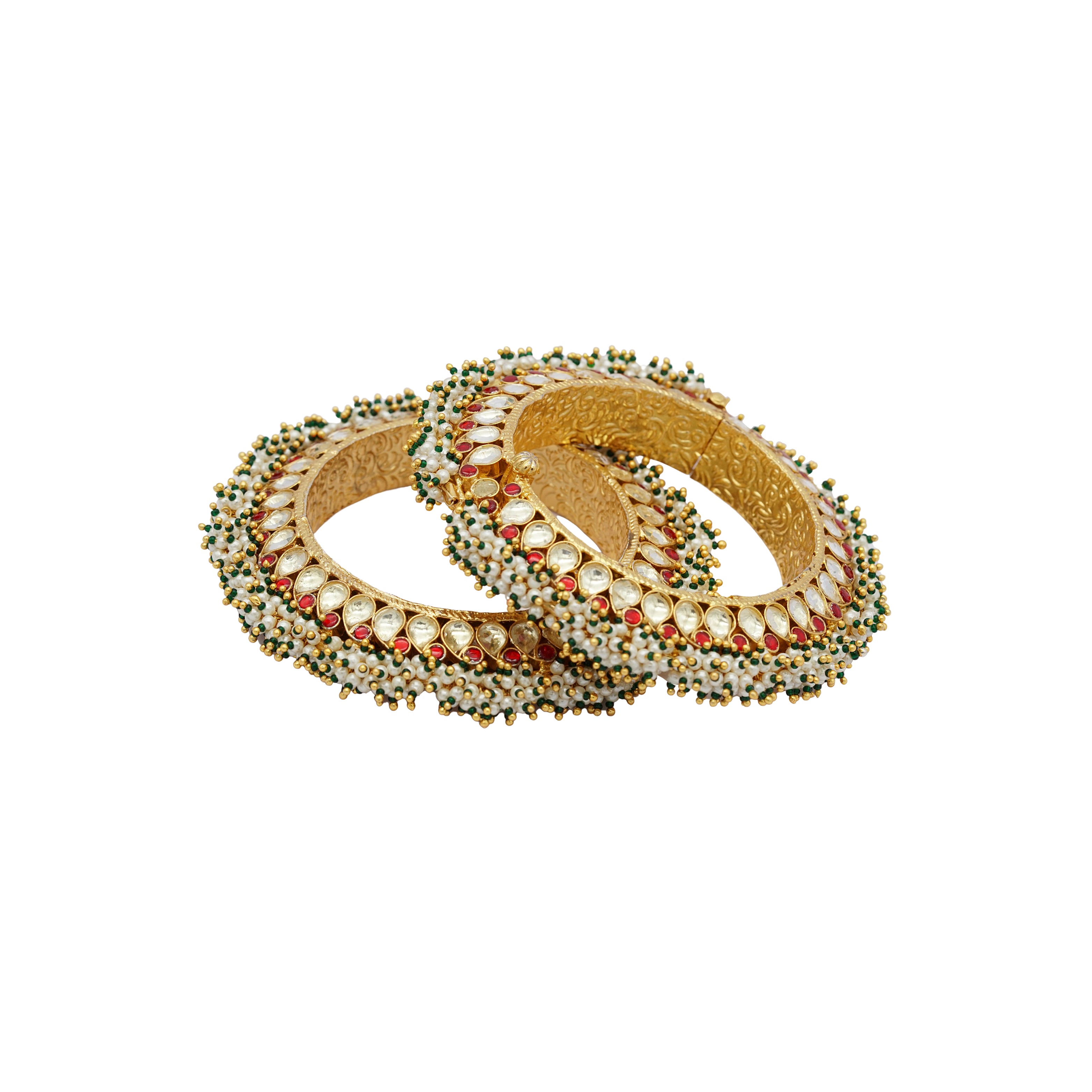 Multicolored beaded kada