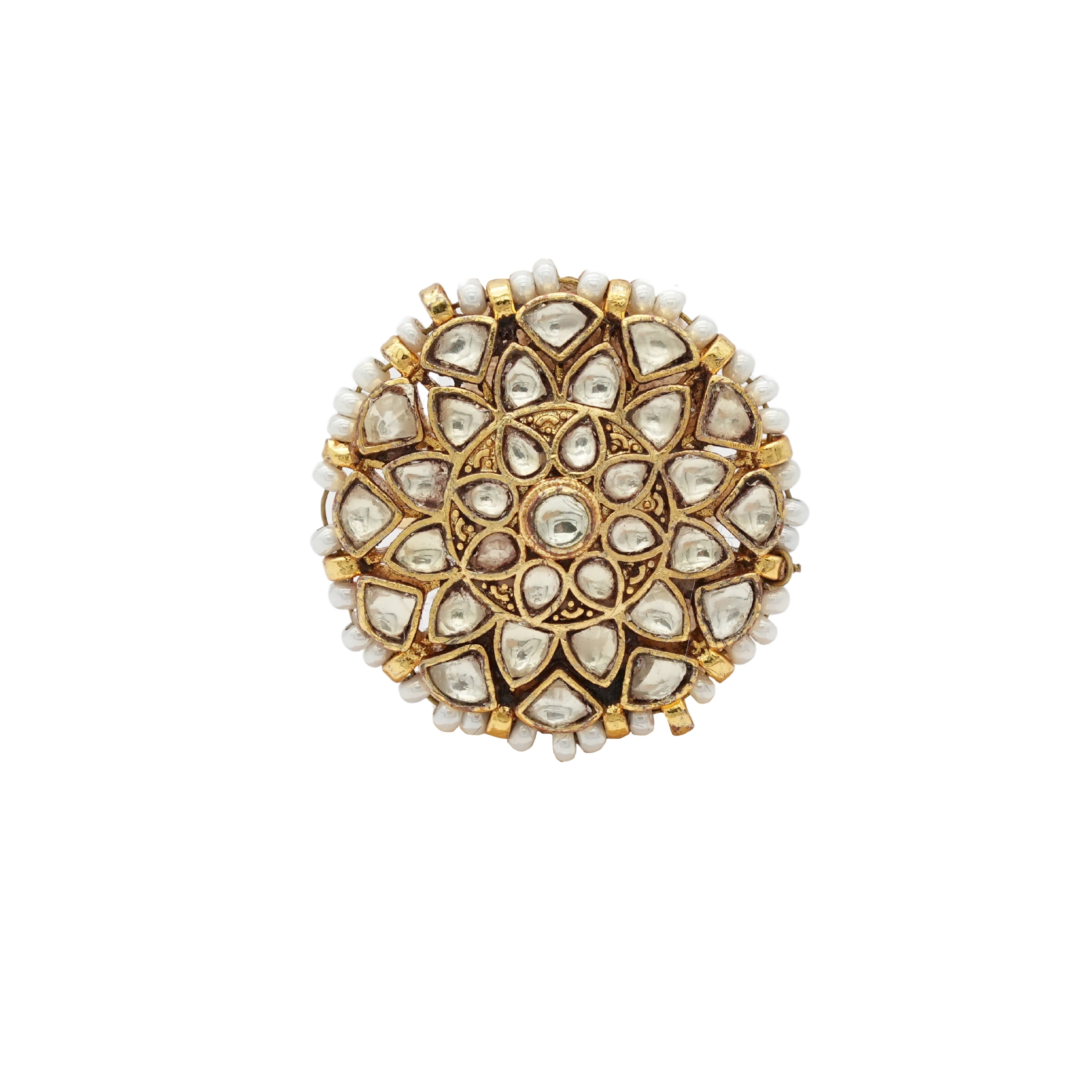 Gold-flecked Charm Ring