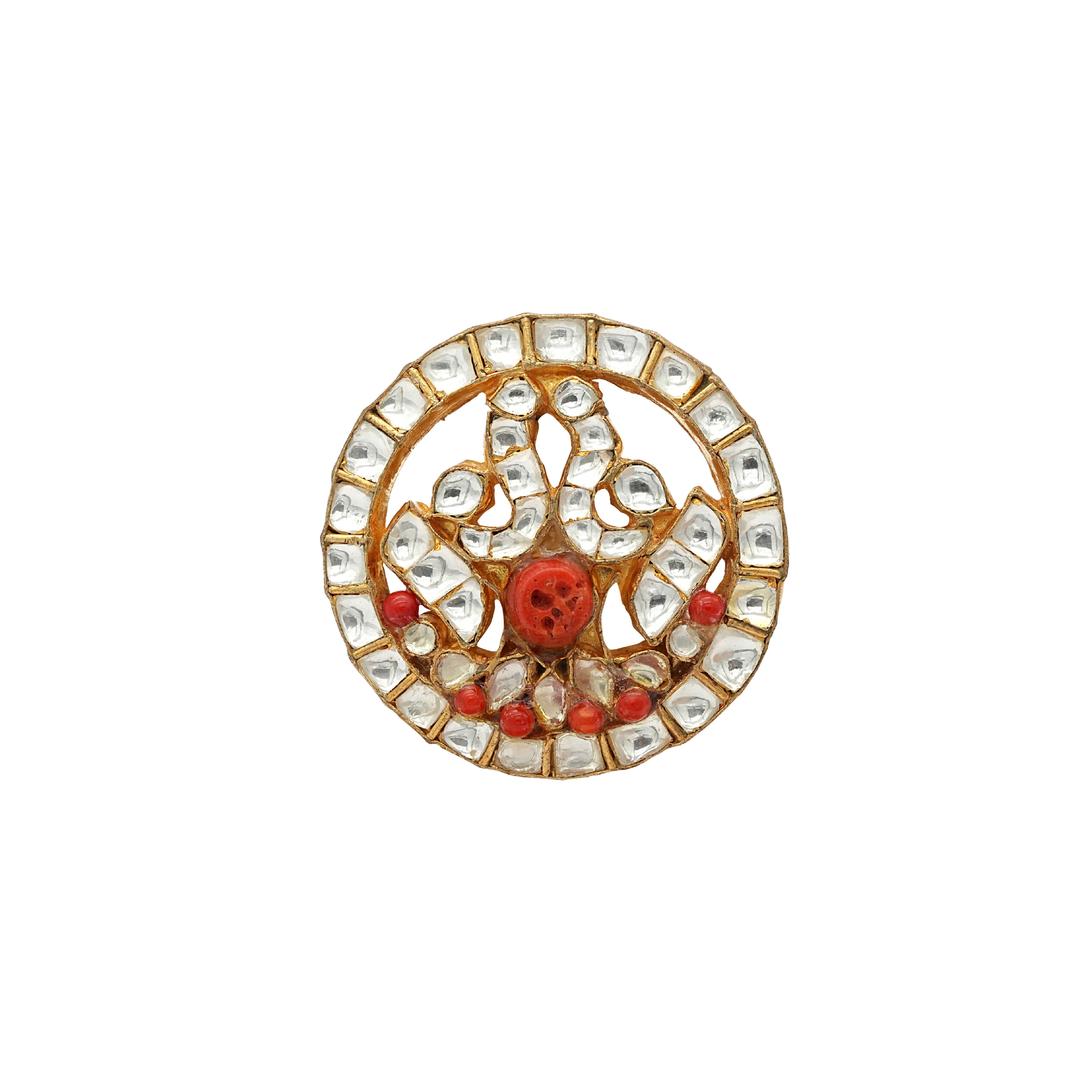 Coral kudan fusion Ring