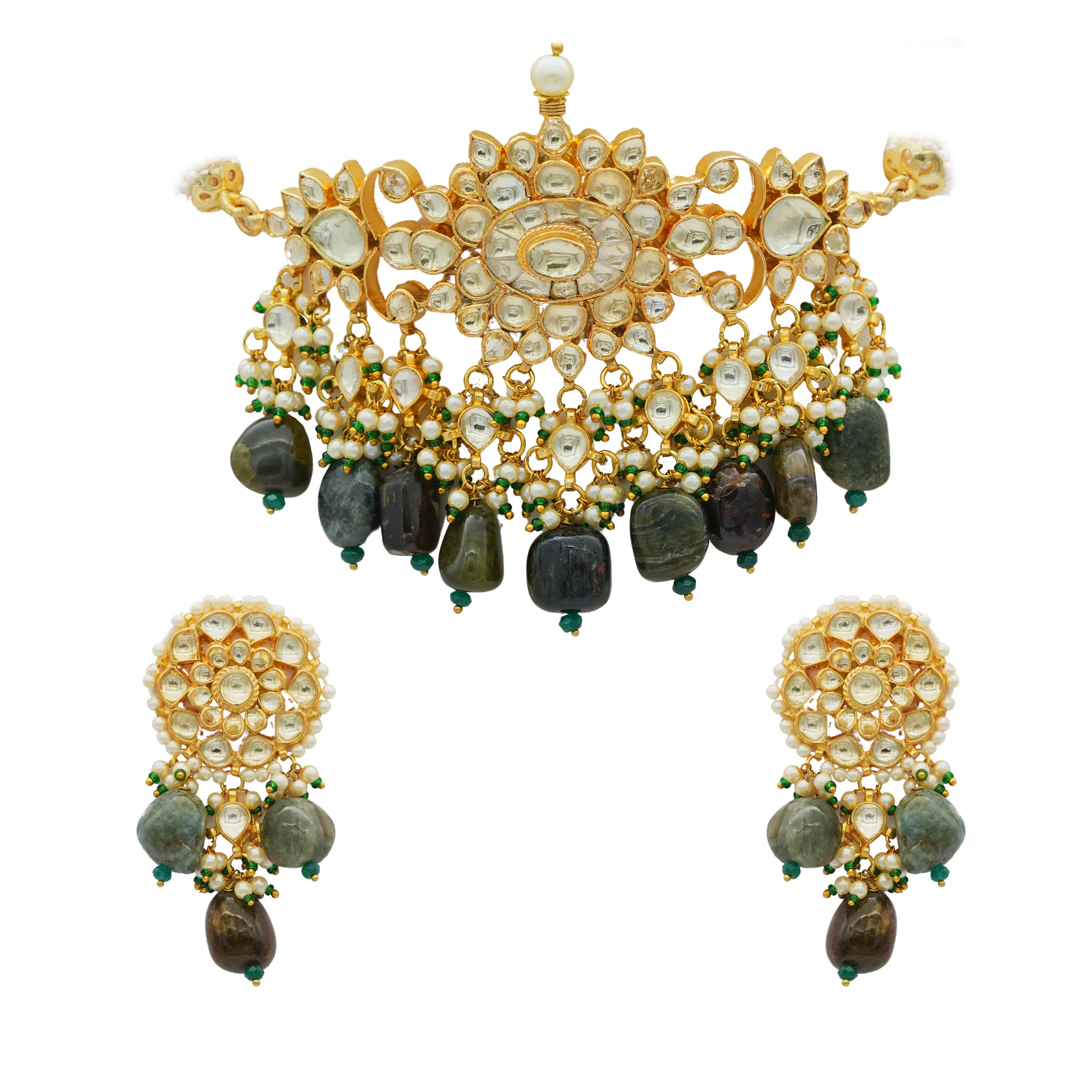 Kundan Set with beads