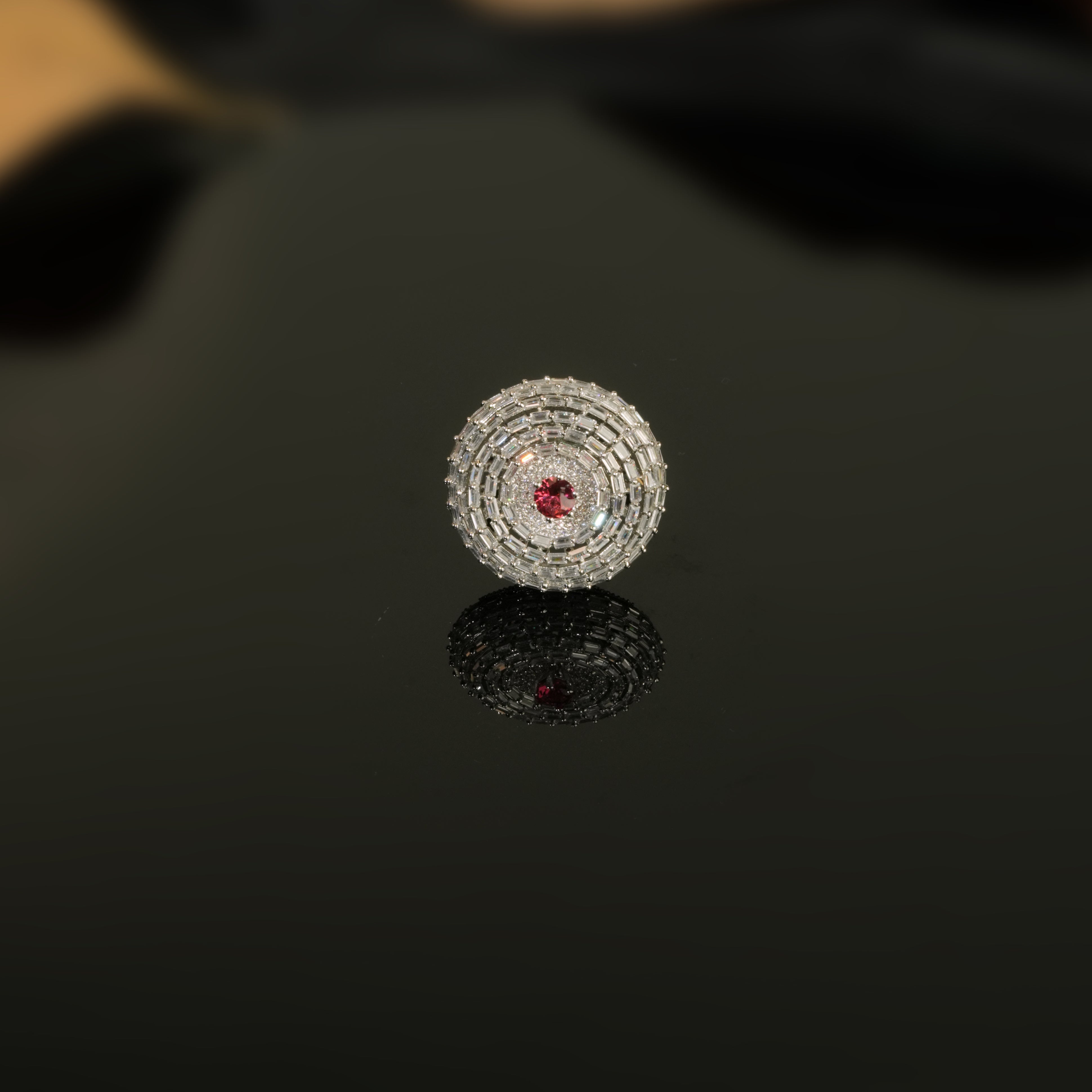 Spiral Ruby ring