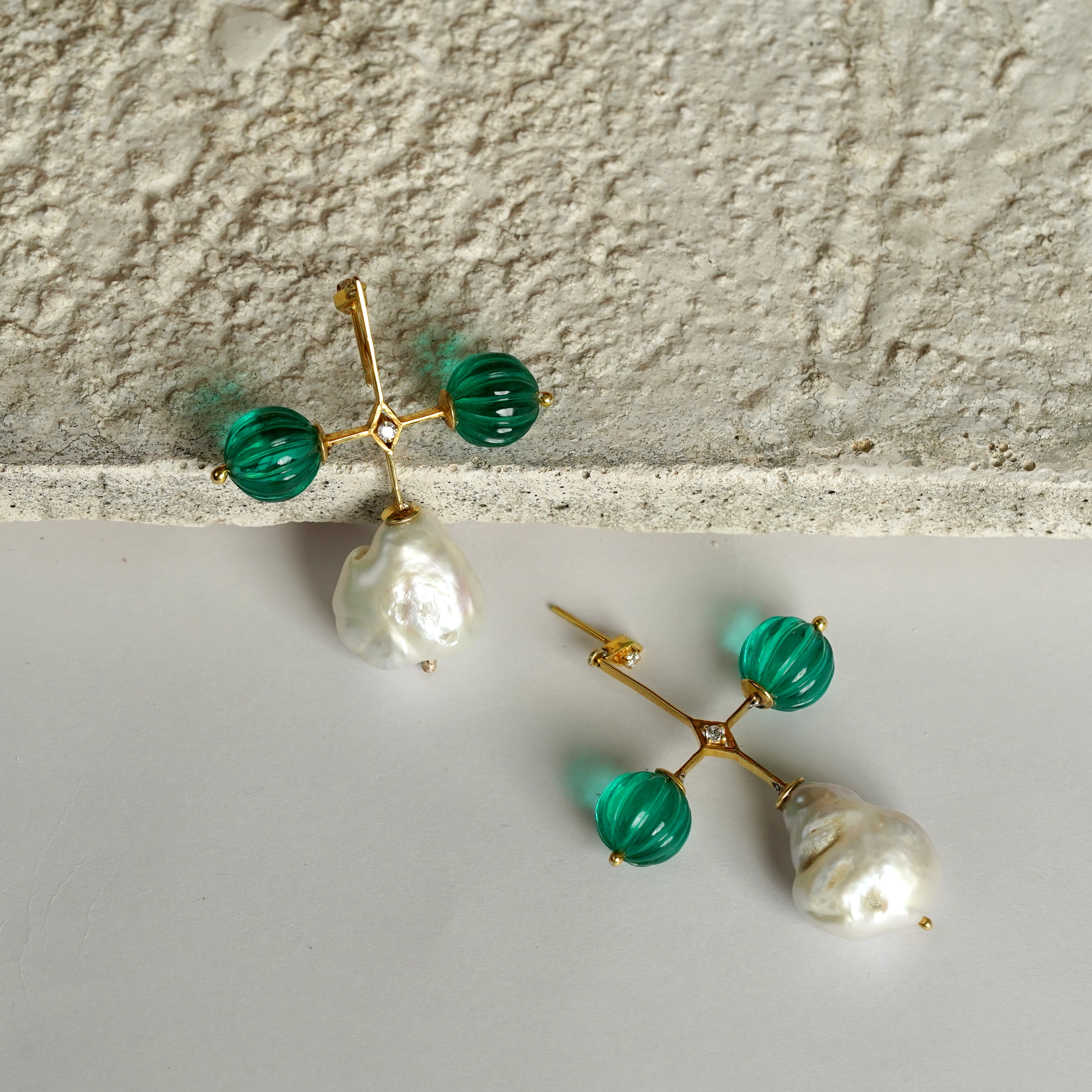 Forest Pearl Earrings