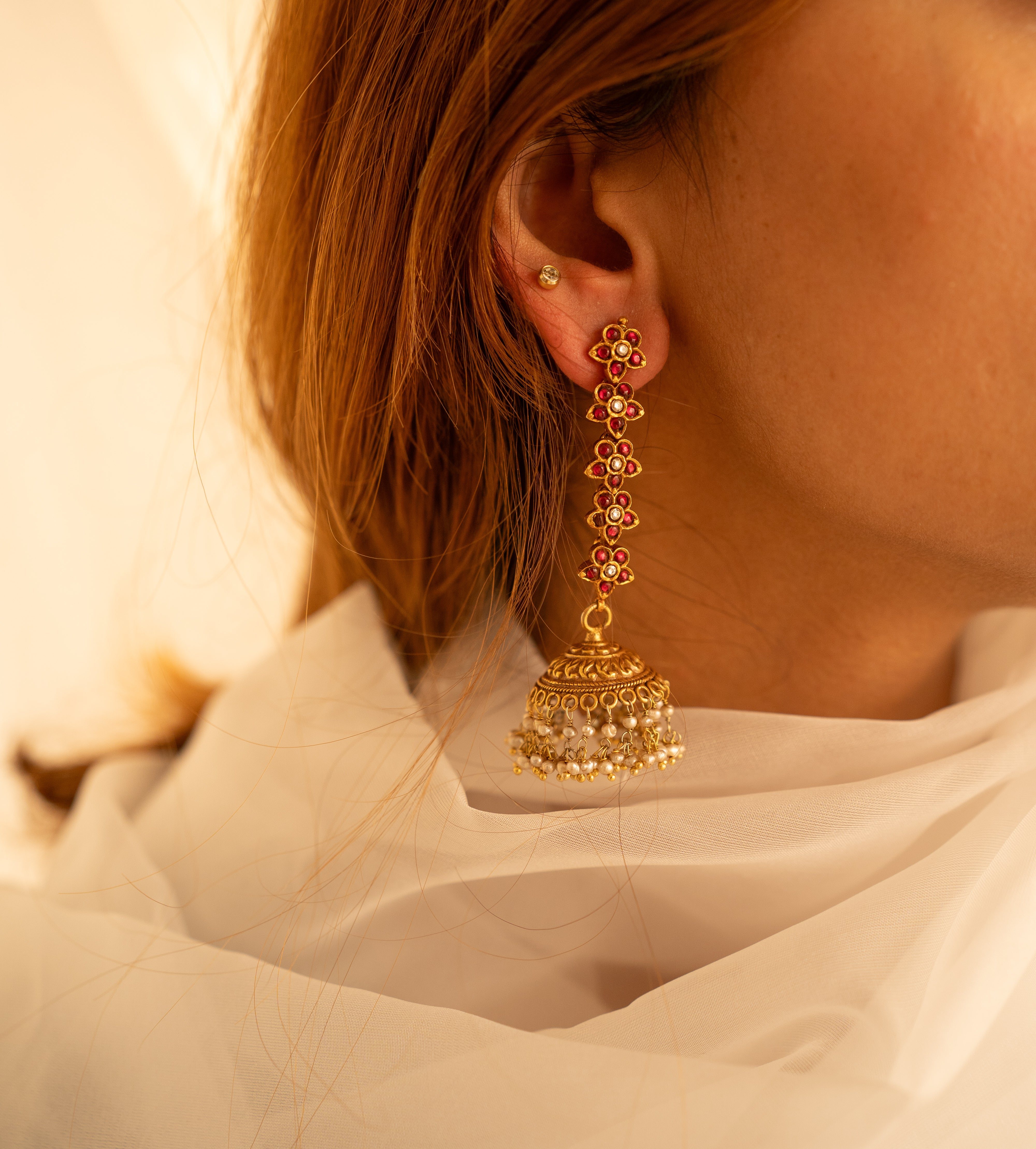 Flower roped Earrings