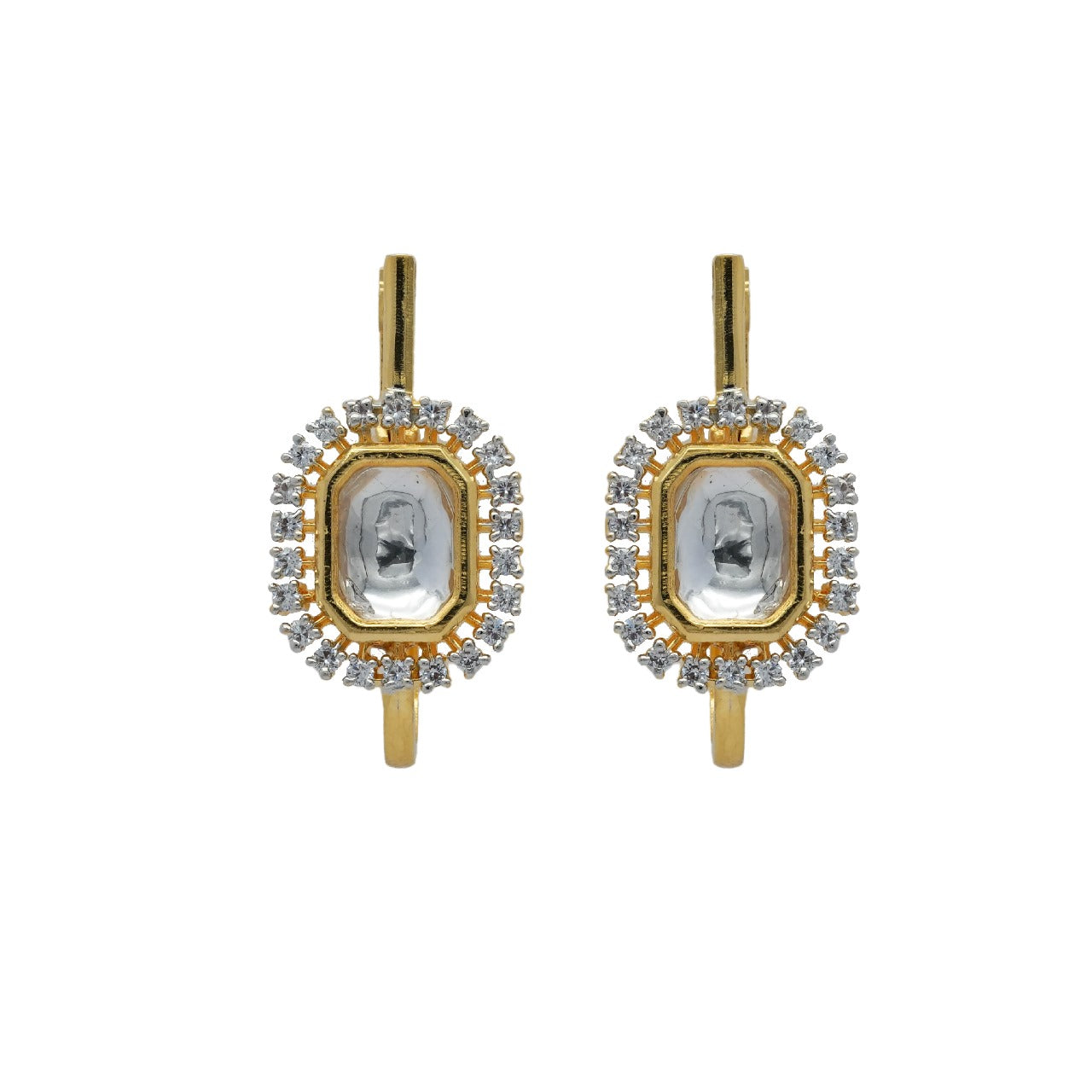 Pearly Gleam Gold Earrings